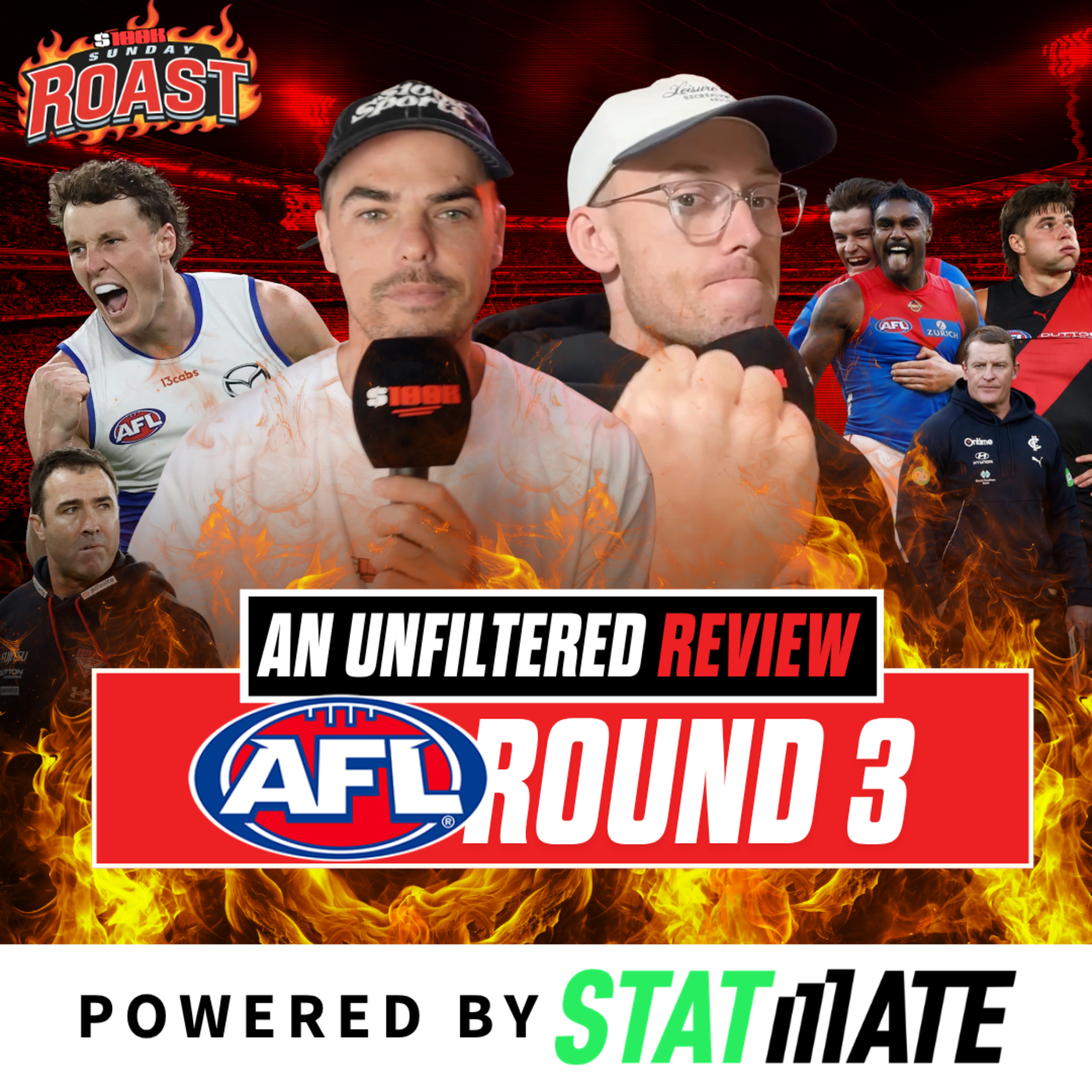 AFL Round 3 Review: $100K Sunday Roast episode artwork