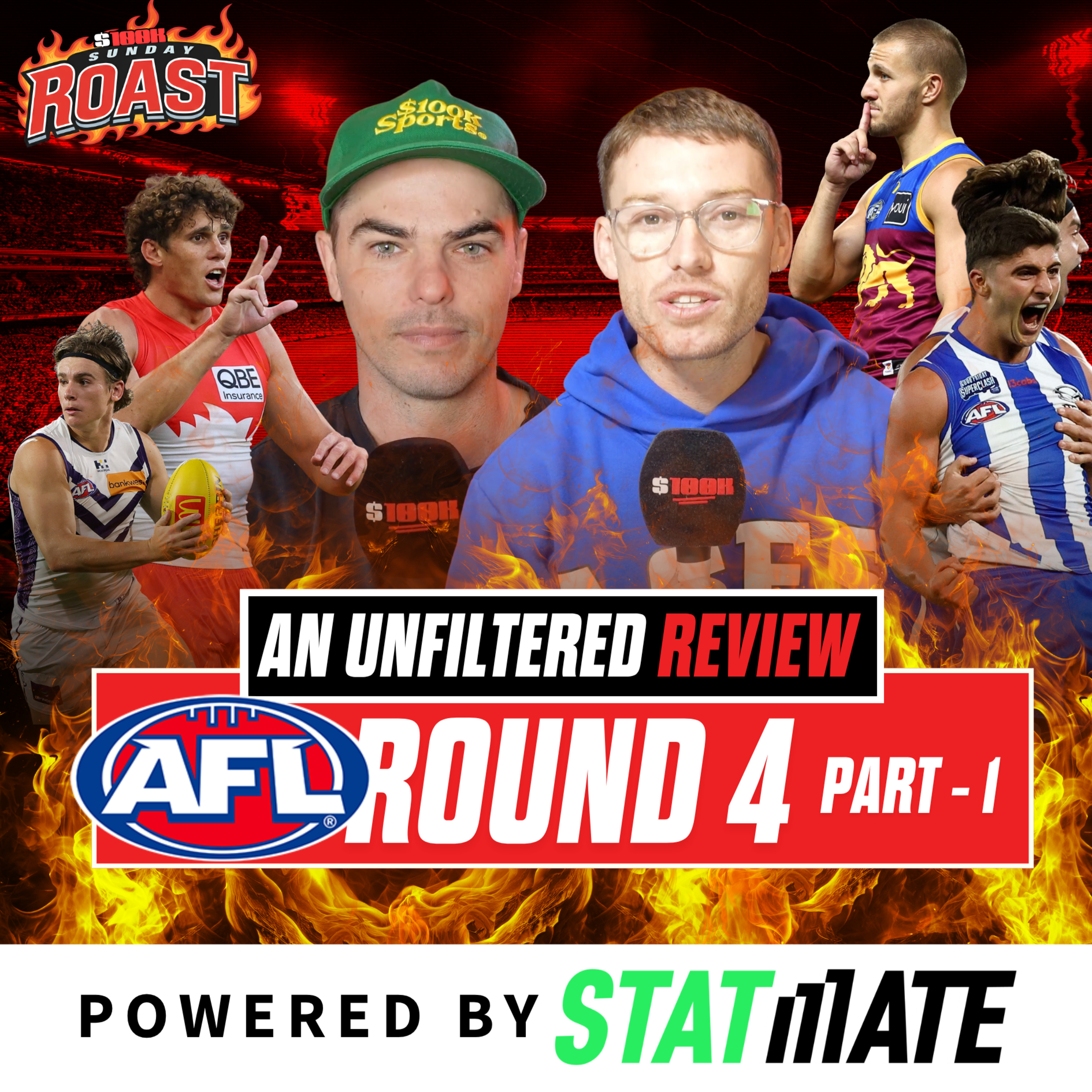 AFL Round 4 Review: $100K Sunday Roast - Part 1 episode artwork