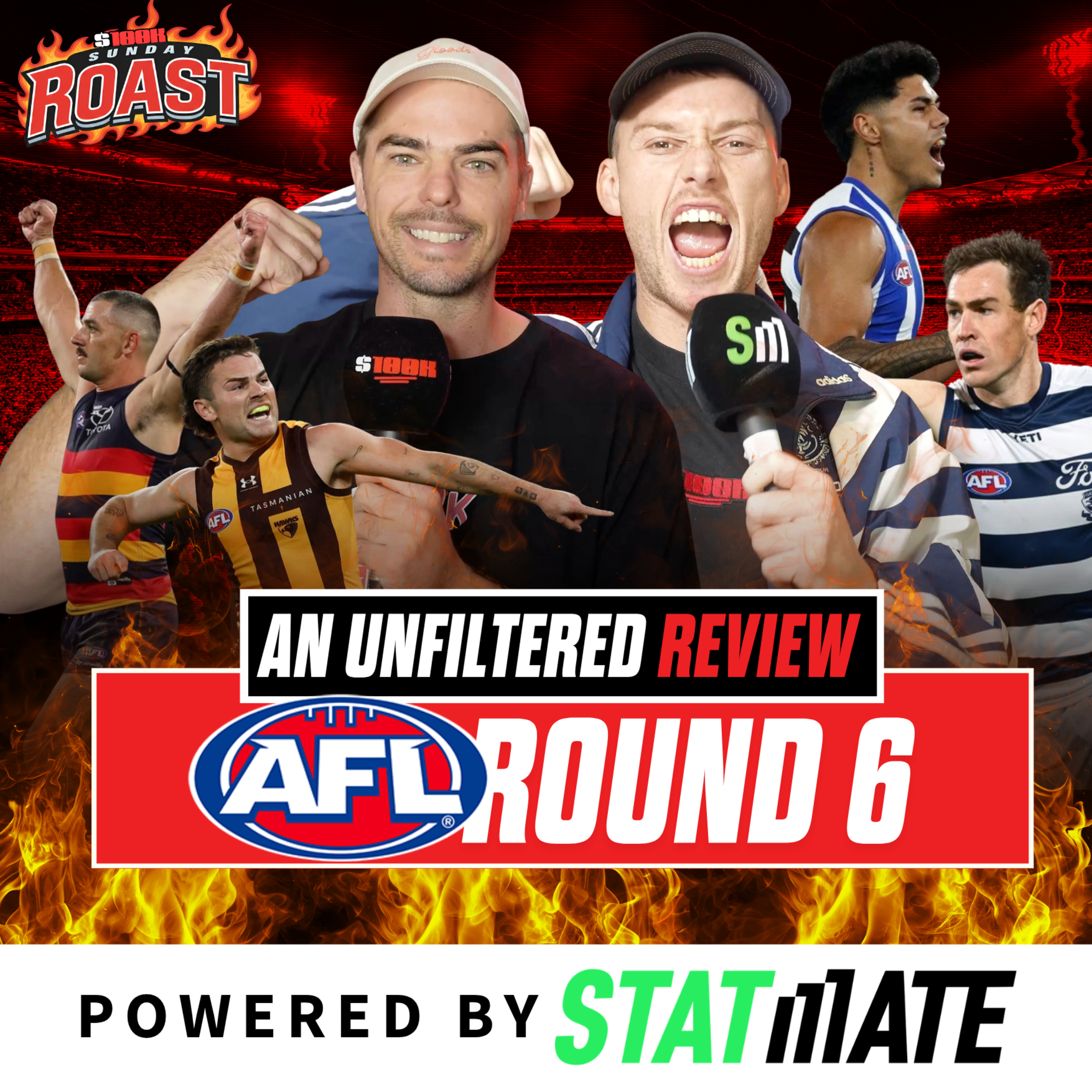 AFL Round 6 Review: $100K Sunday Roast episode artwork
