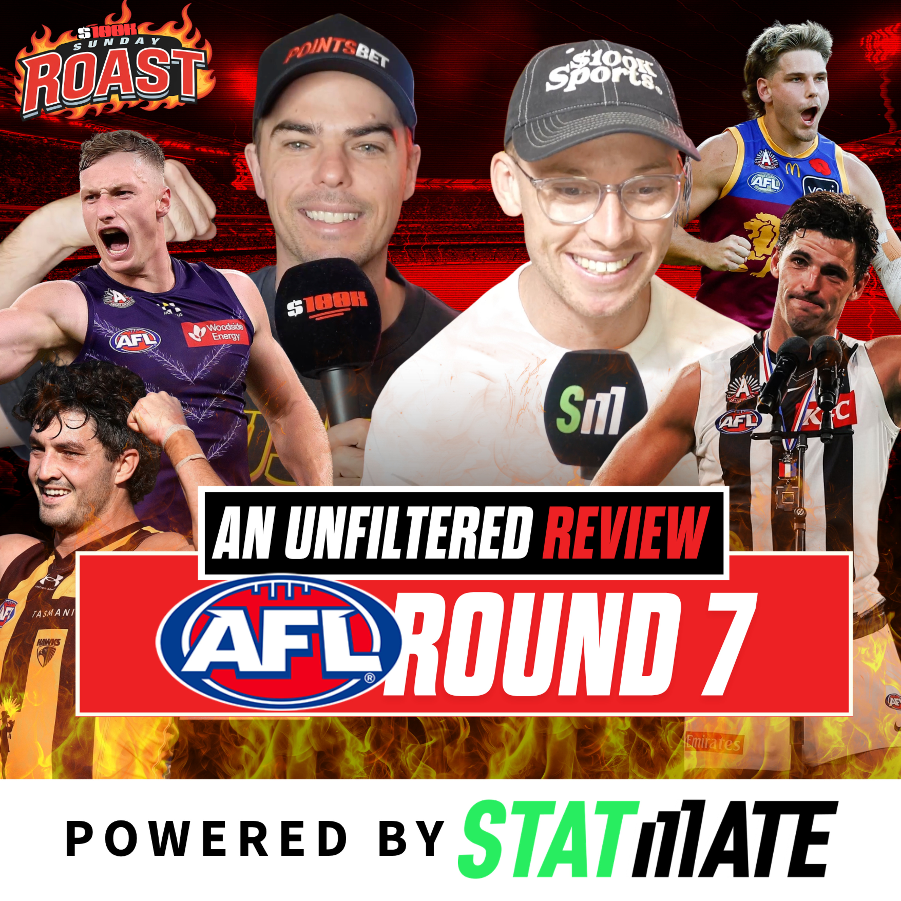 AFL Round 7 Review: $100K Sunday Roast episode artwork