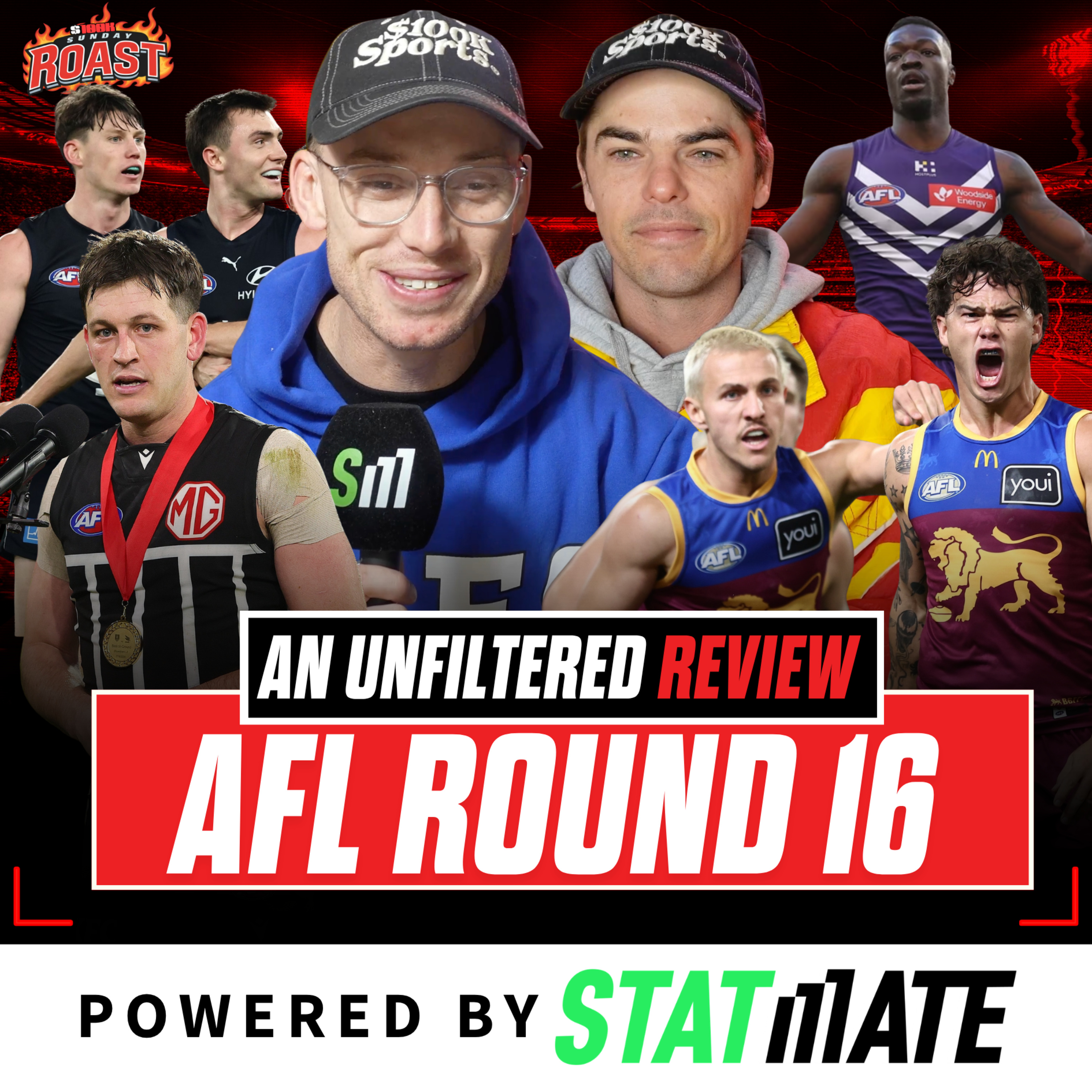 AFL 2026 Round 16 Review: $100K Sunday Roast episode artwork