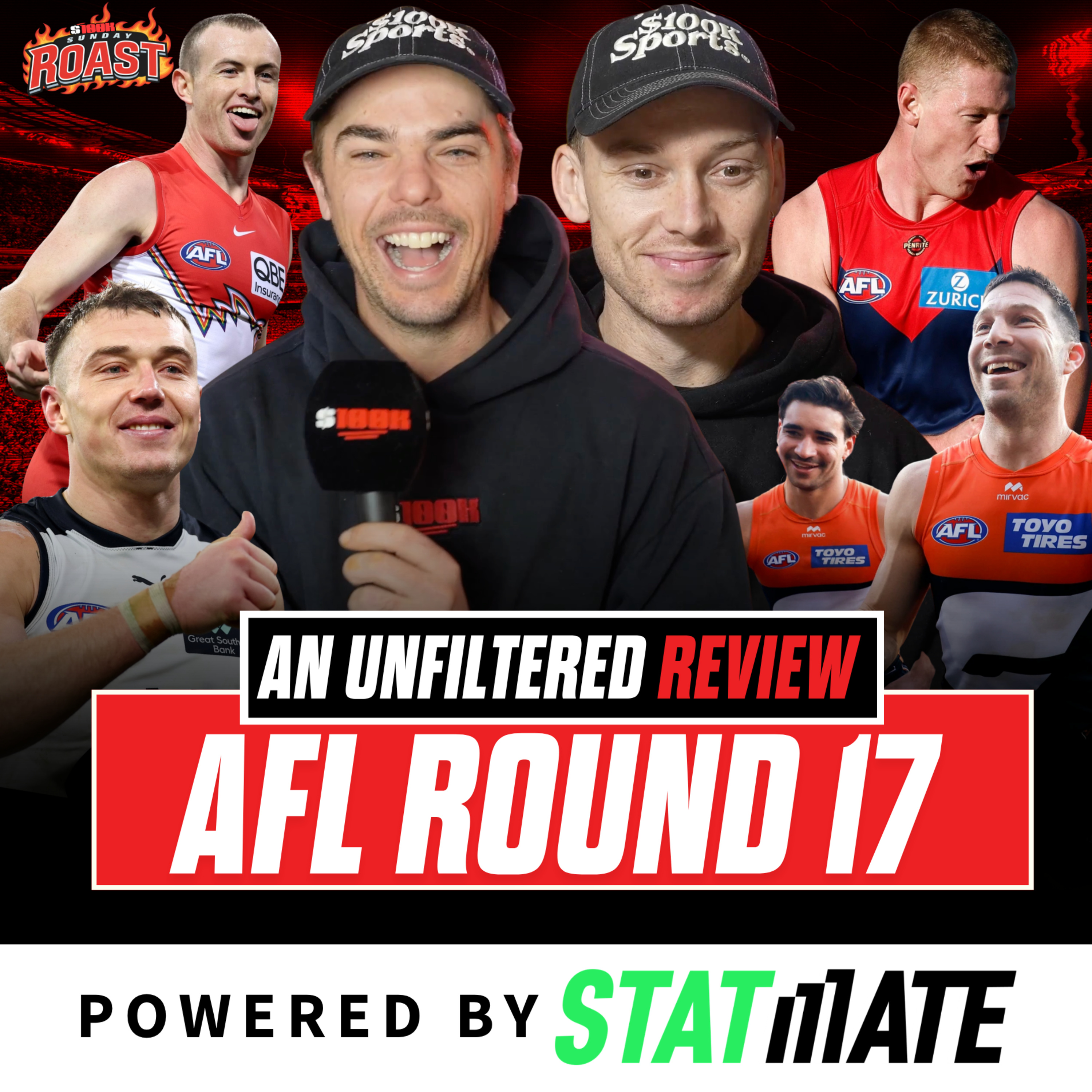 AFL 2026 Round 17 Review: $100K Sunday Roast episode artwork