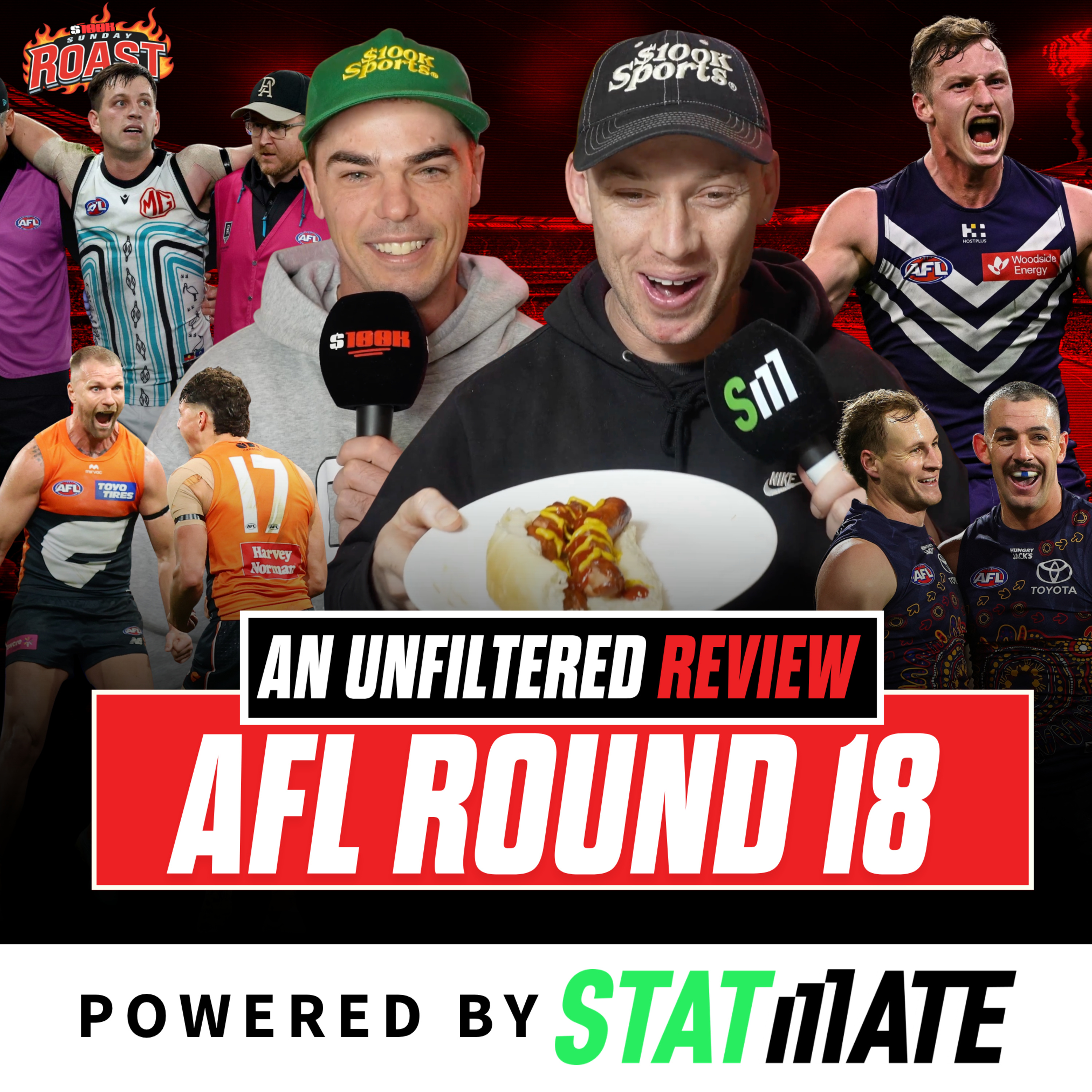 AFL 2026 Round 18 Review: $100K Sunday Roast episode artwork