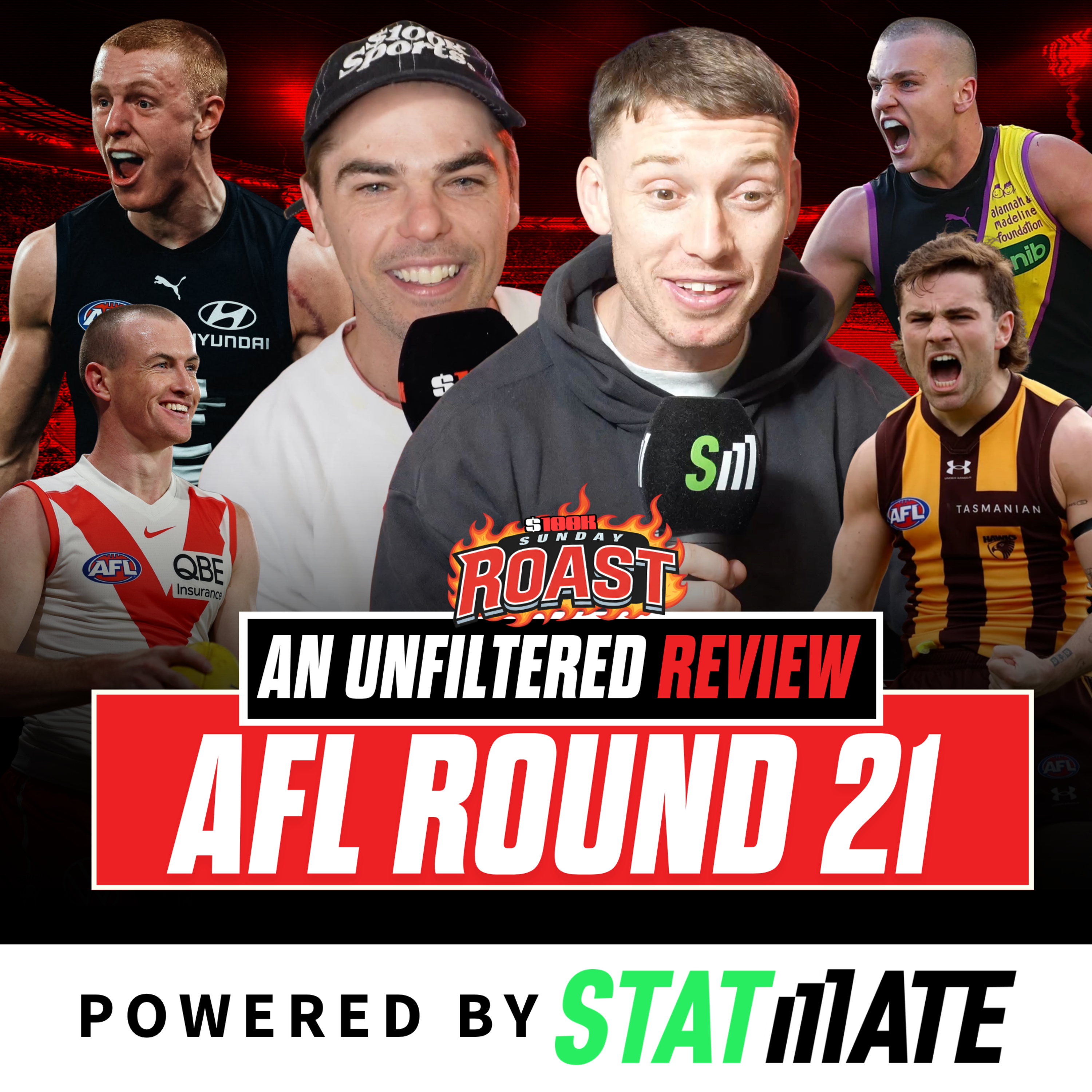 AFL 2026 Round 21 Review: $100K Sunday Roast episode artwork