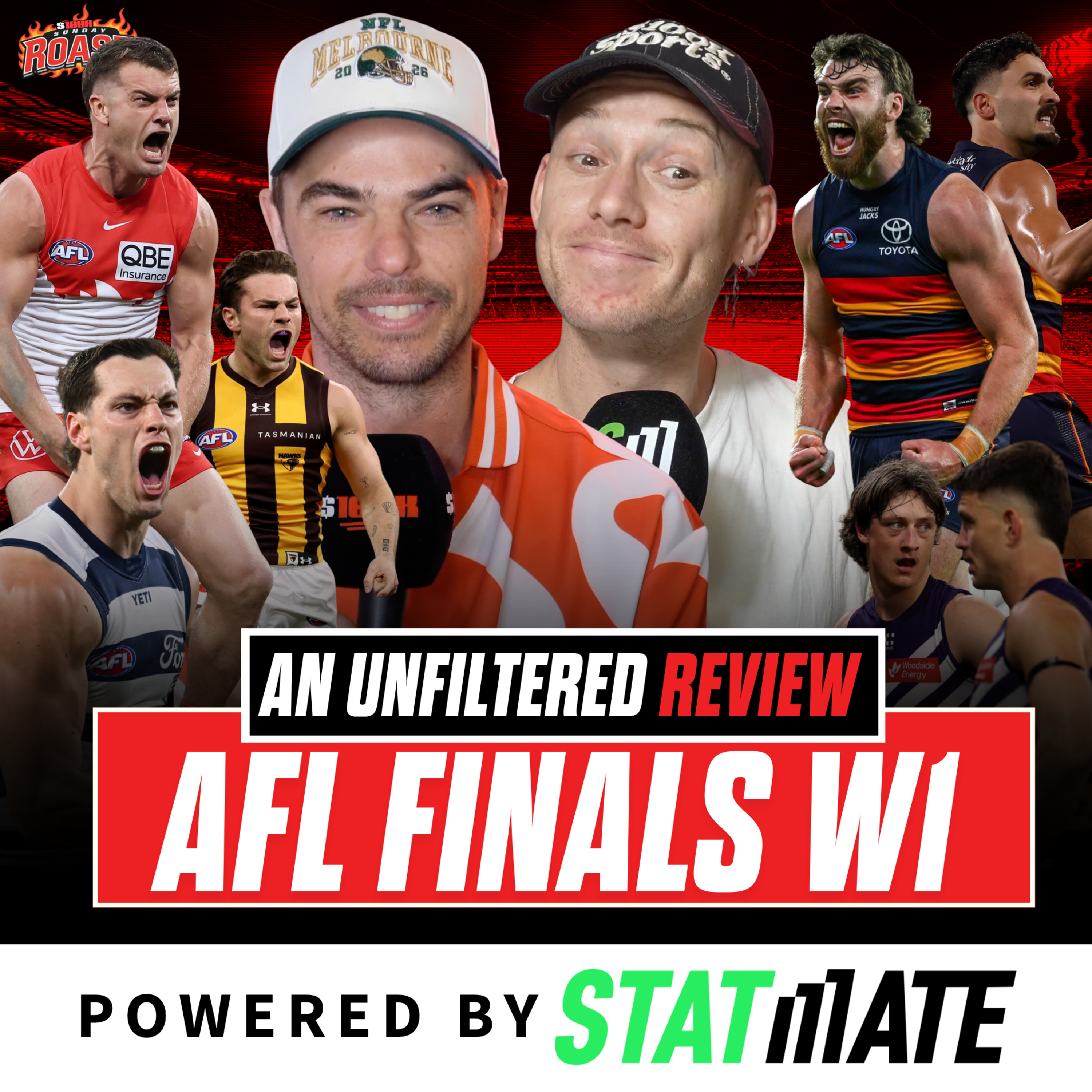 AFL FINALS WEEK 1 REVIEW! Swans SHOCK Brisbane, Hawks & Crows FLY + Geelong too Strong for Carlton! episode artwork