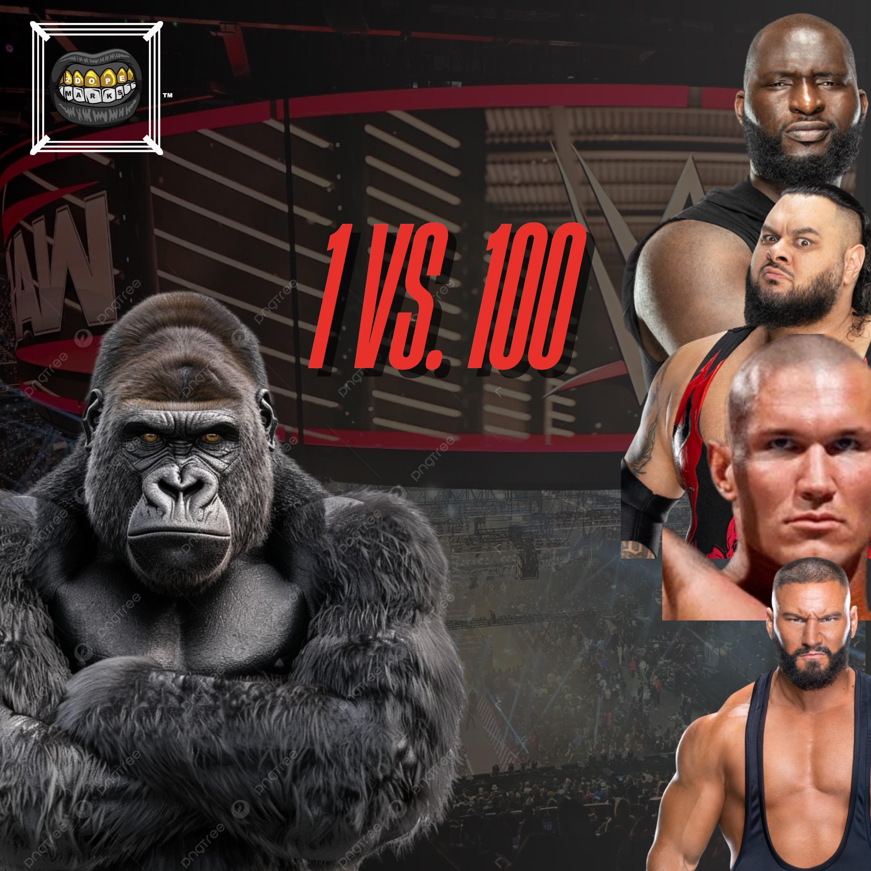 Wrestlers vs. Gorillas, All Hail The Profits & WWE: Unreal = Bad Idea? | 2DopeMarks Ep. 15 episode artwork