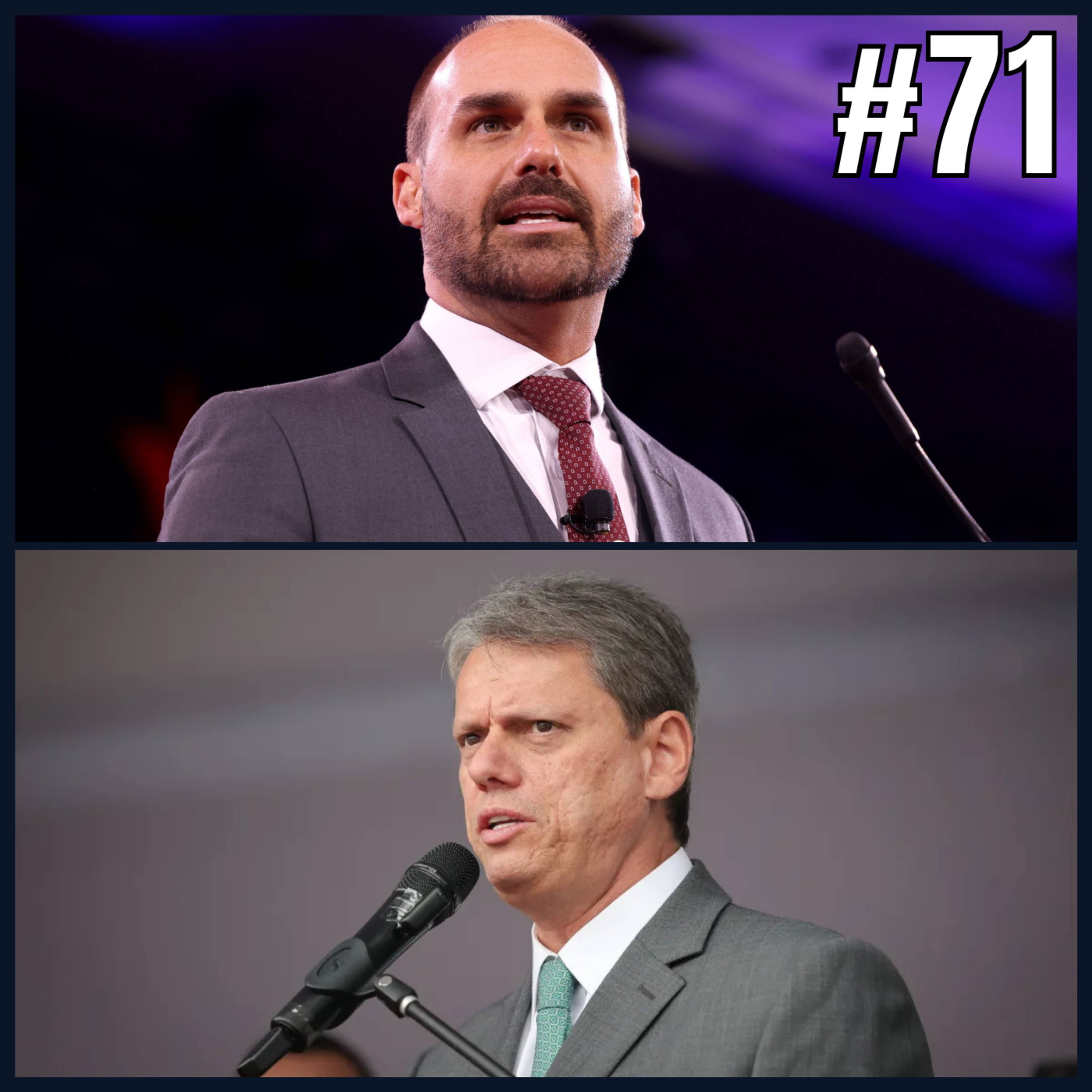 Degrau da Política #71 - Crise no Bolsonarismo: Tarcísio vs Eduardo Bolsonaro episode artwork