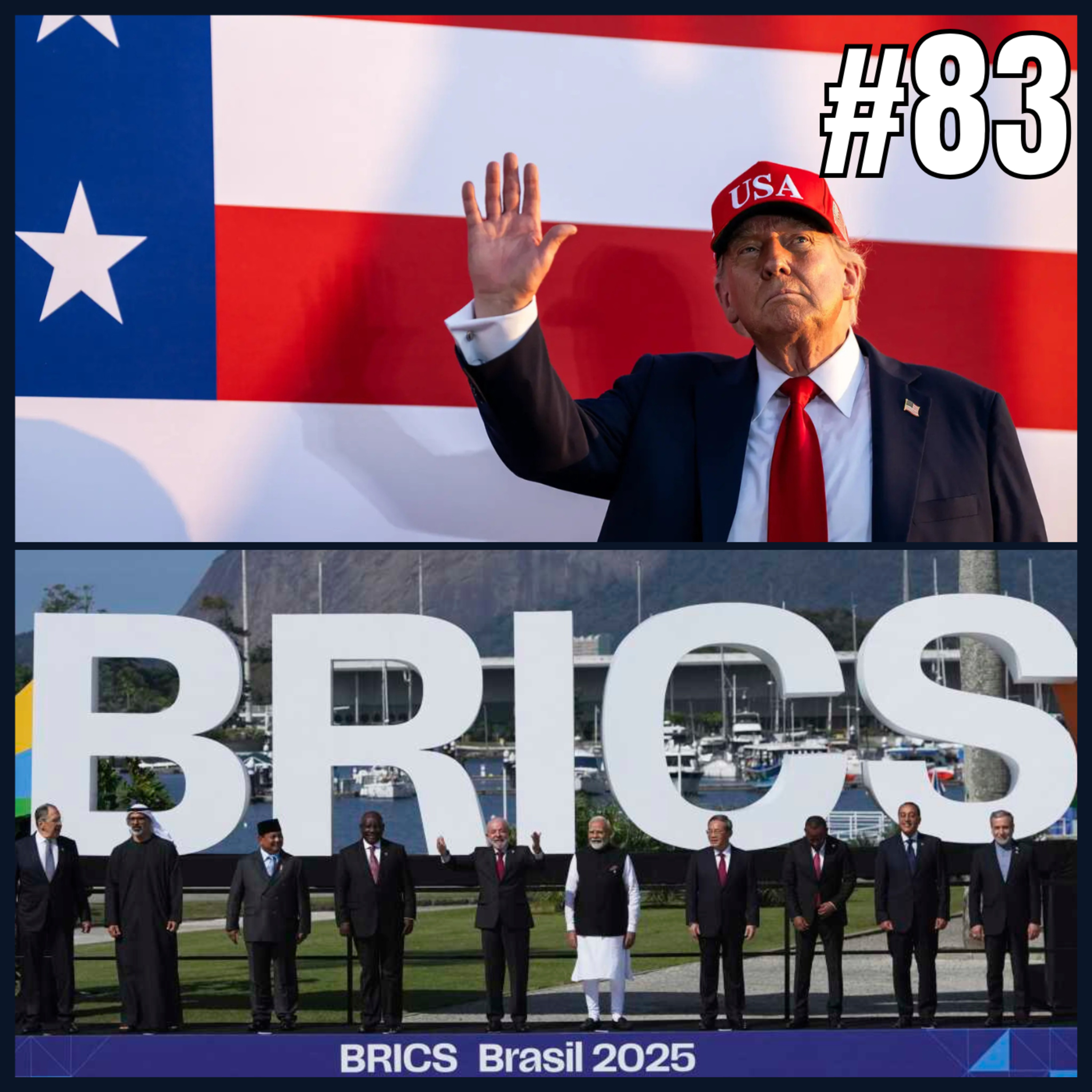 Degrau da Política #83 - Tarifas aos BRICS: o cerco a Rússia e o caso indiano episode artwork