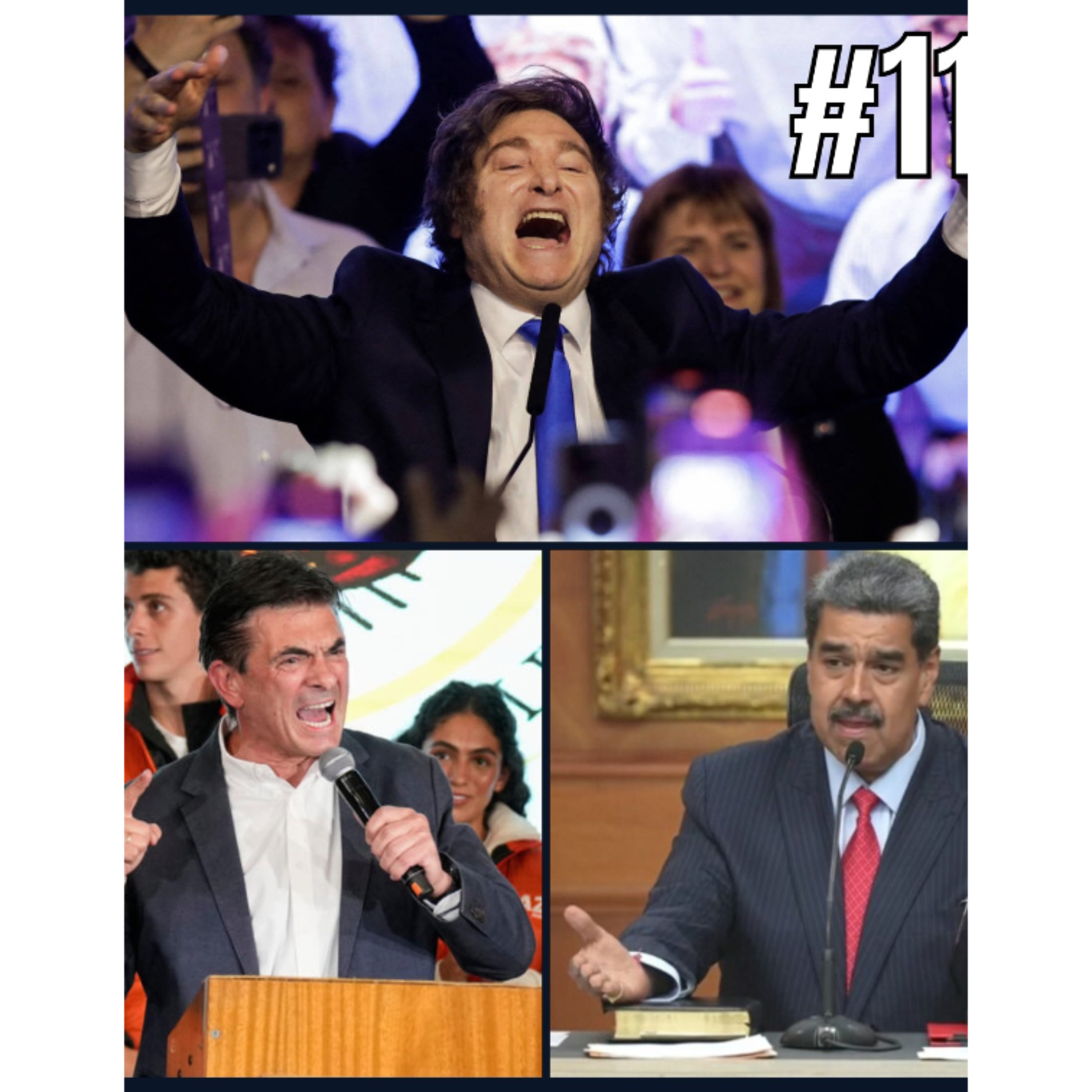 Degrau da Política #117 - Giro Latino-Americano: Milei, eleição na Bolívia e tensão na Venezuela episode artwork