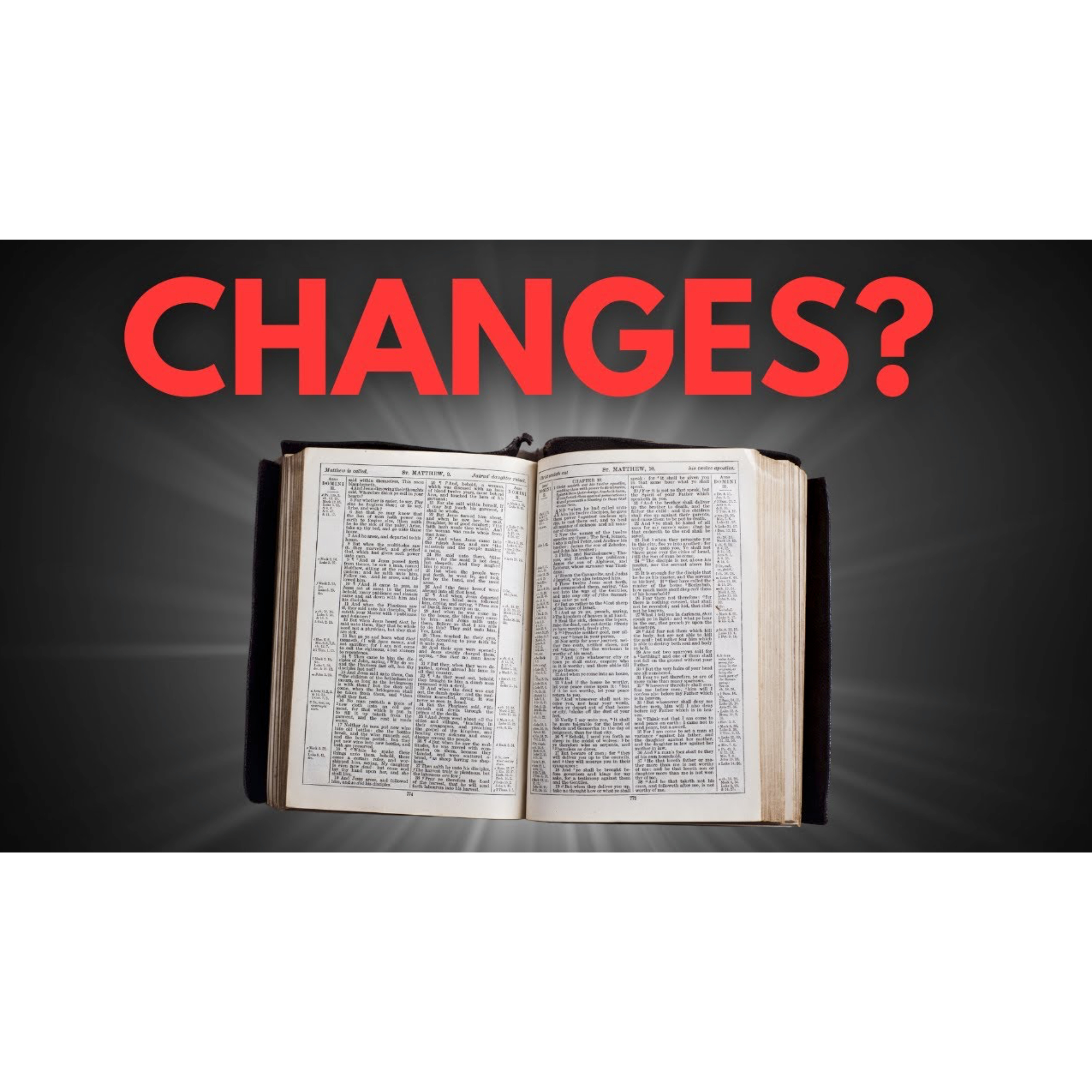 Addressing CHANGES in the Bible (Mark 16 & The Apocrypha) episode artwork