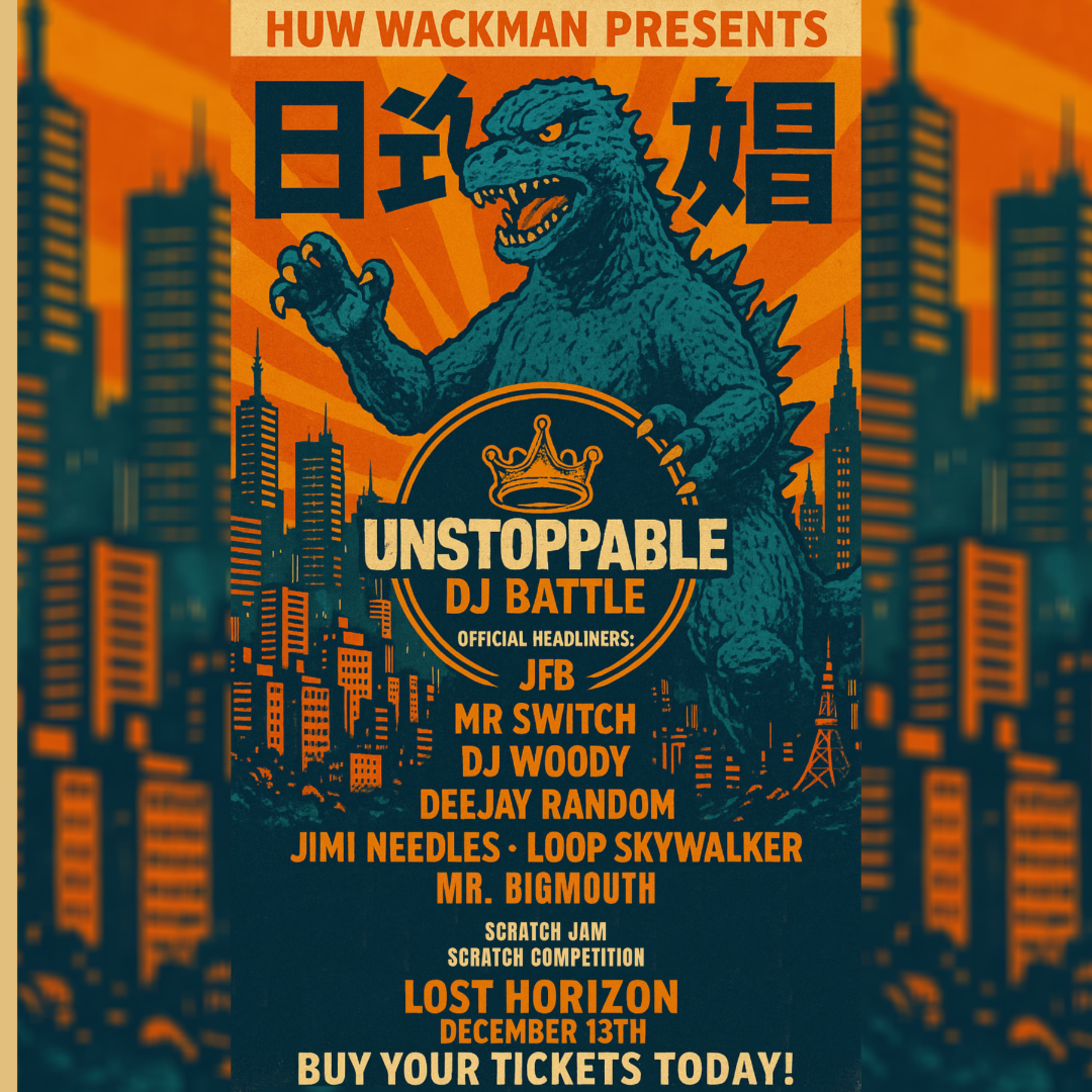 S2. E1. Unstoppable DJ Battle Special with DeeJay Random & DJ Excel aka Huw Wackman