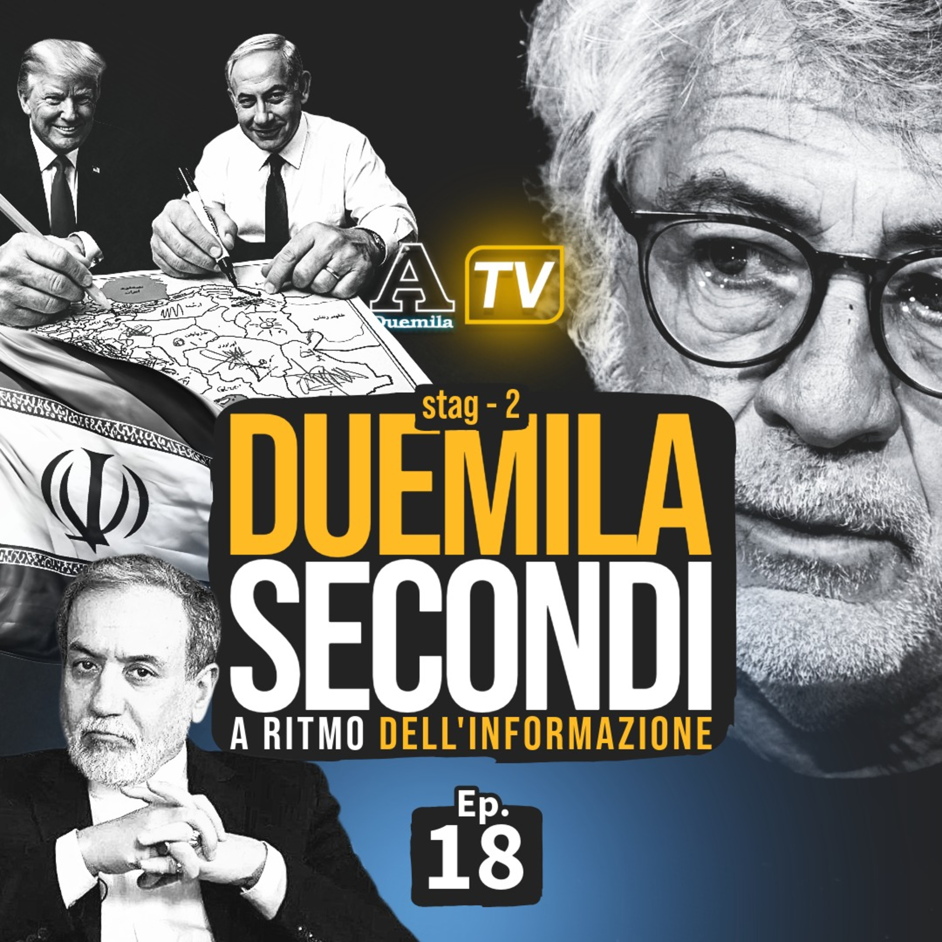 S02E18🎙Duemila Secondi con Alberto Negri: “Iran? Israele ha trascinato USA e Medio Oriente nel caos” episode artwork