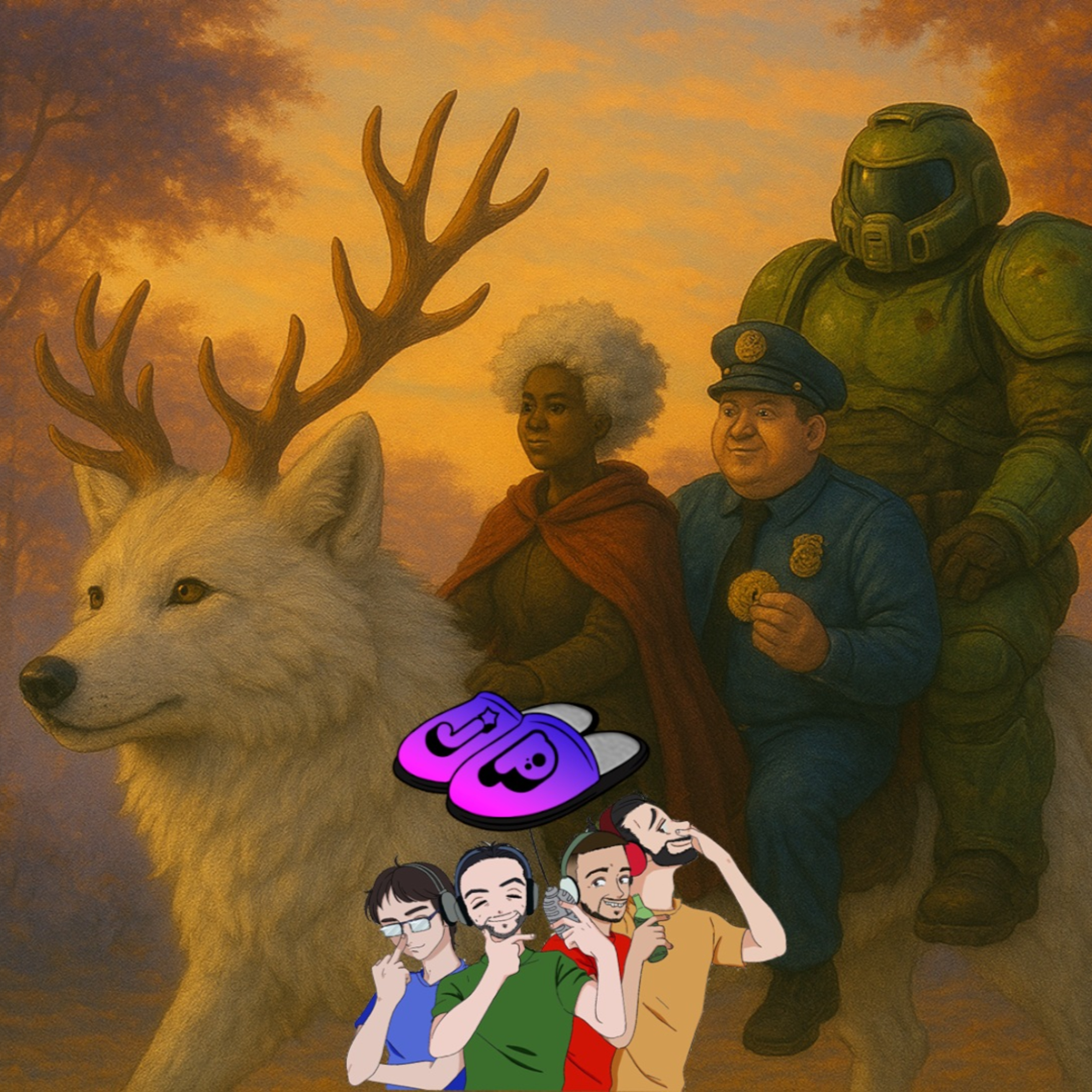 Jueguicos y Pantuflas 6×08 – The Precinct, Neva y Doom: The Dark Ages episode artwork