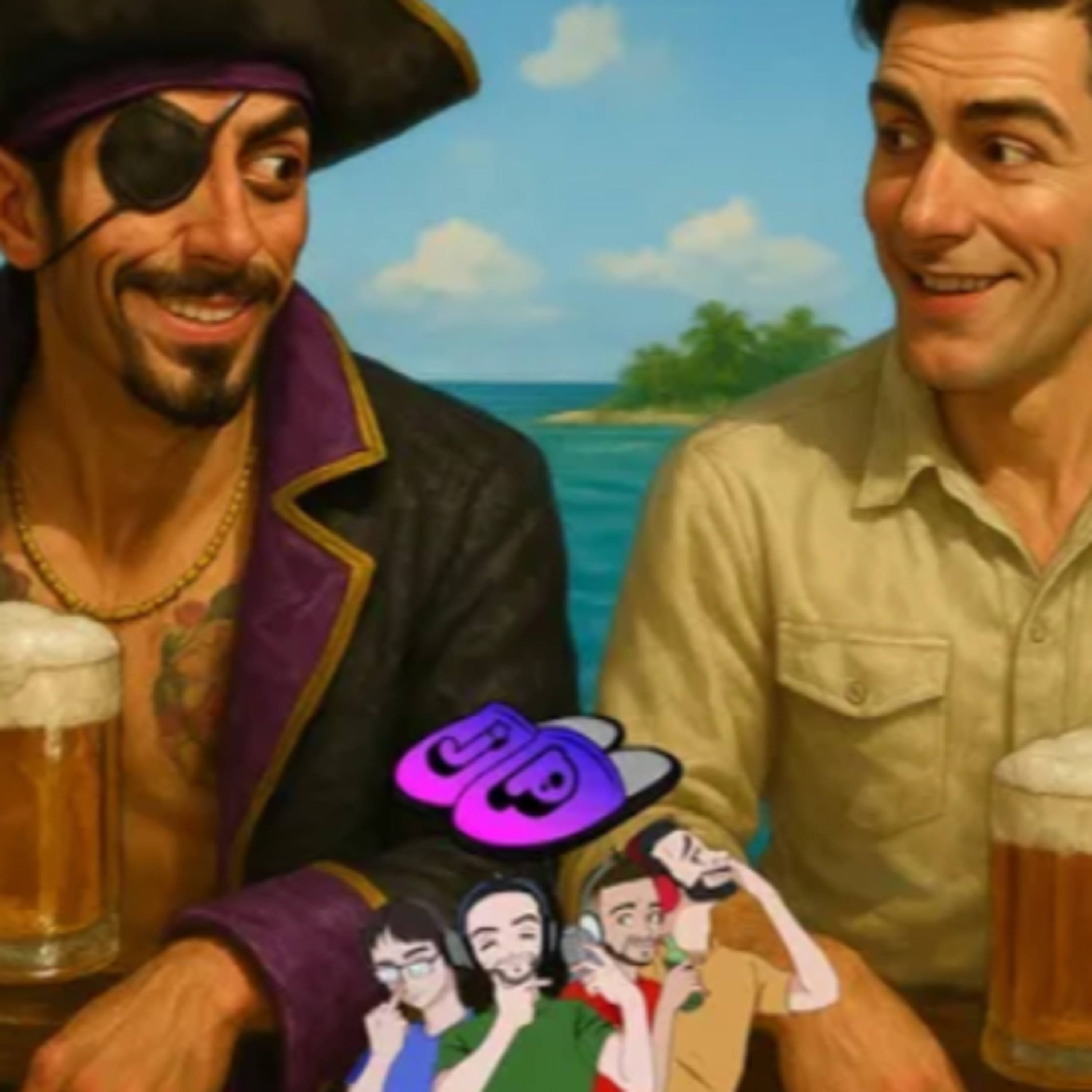 Jueguicos y Pantuflas 6×10 - Like a Dragon: Pirate Yakuza in Hawaii y Mafia: The Old Country episode artwork