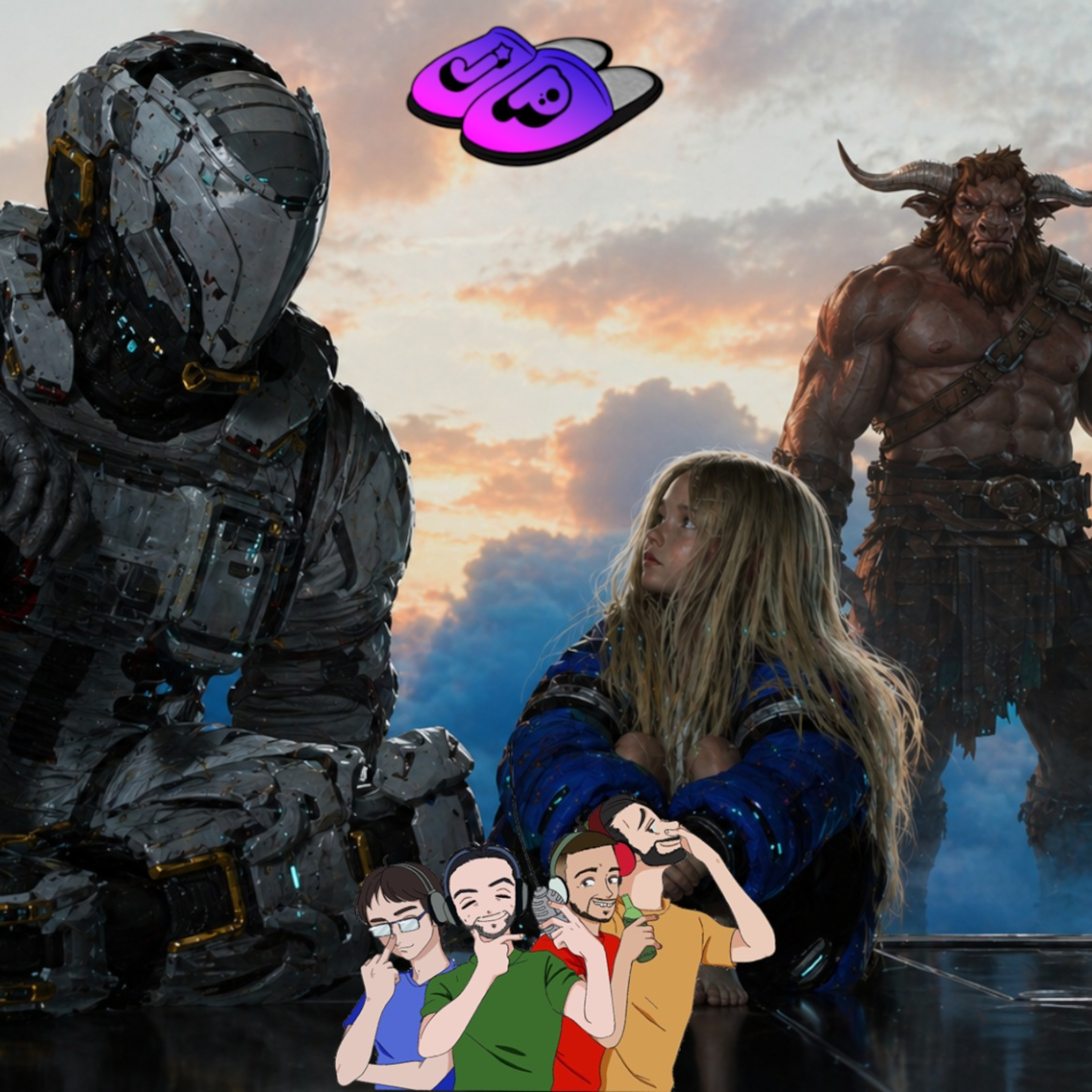 Jueguicos y Pantuflas 7×03 – Minos y Pragmata episode artwork