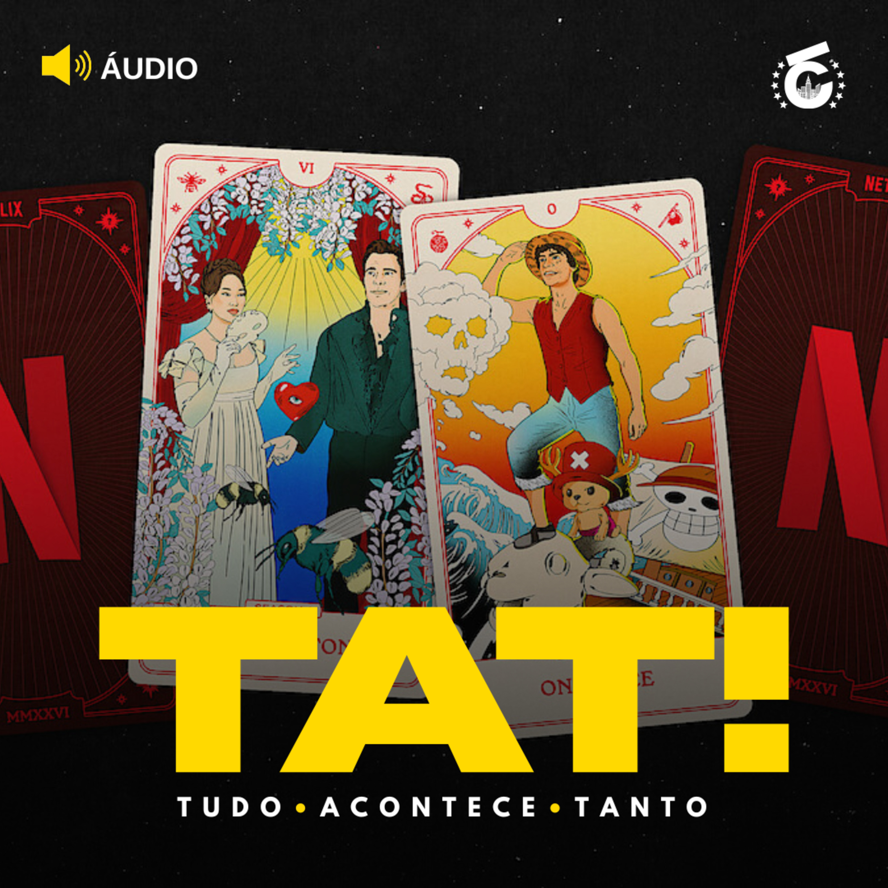 Netflix revela programação para 2026 e Sony patenteia IA que joga por você | TAT! episode artwork
