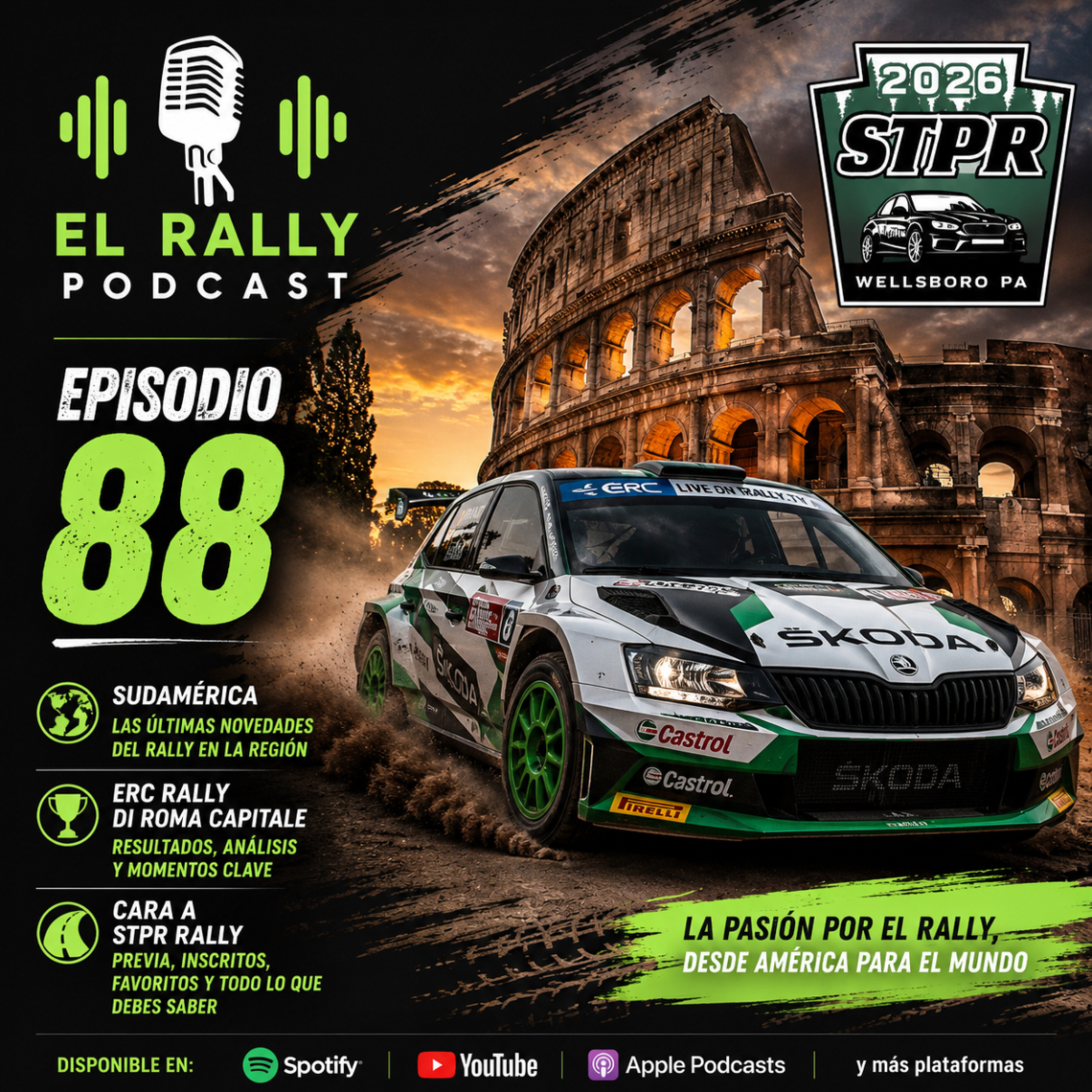 El: 88 ERC Rally di Roma Capitale, y STPR con Fe episode artwork