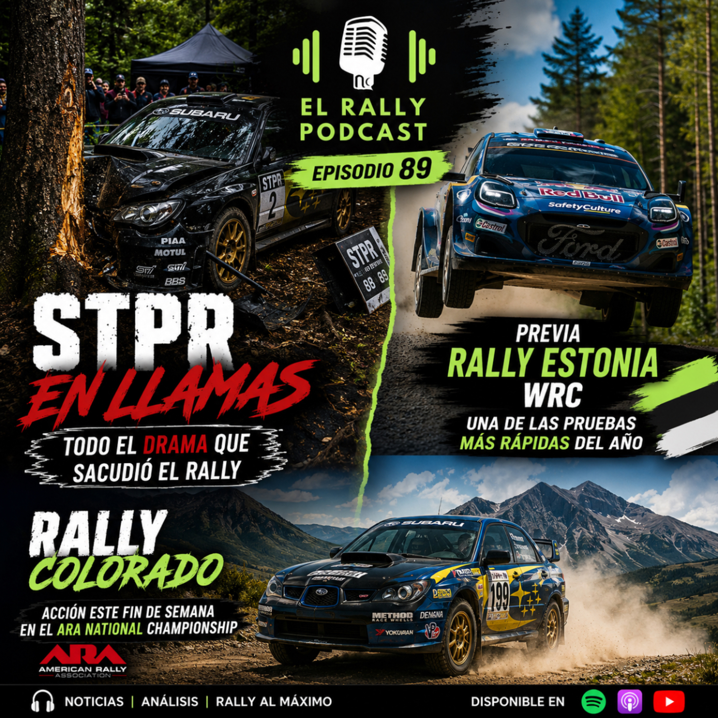 Ep:89 El caos del STPR, WRC Estonia y Colorado Rally episode artwork