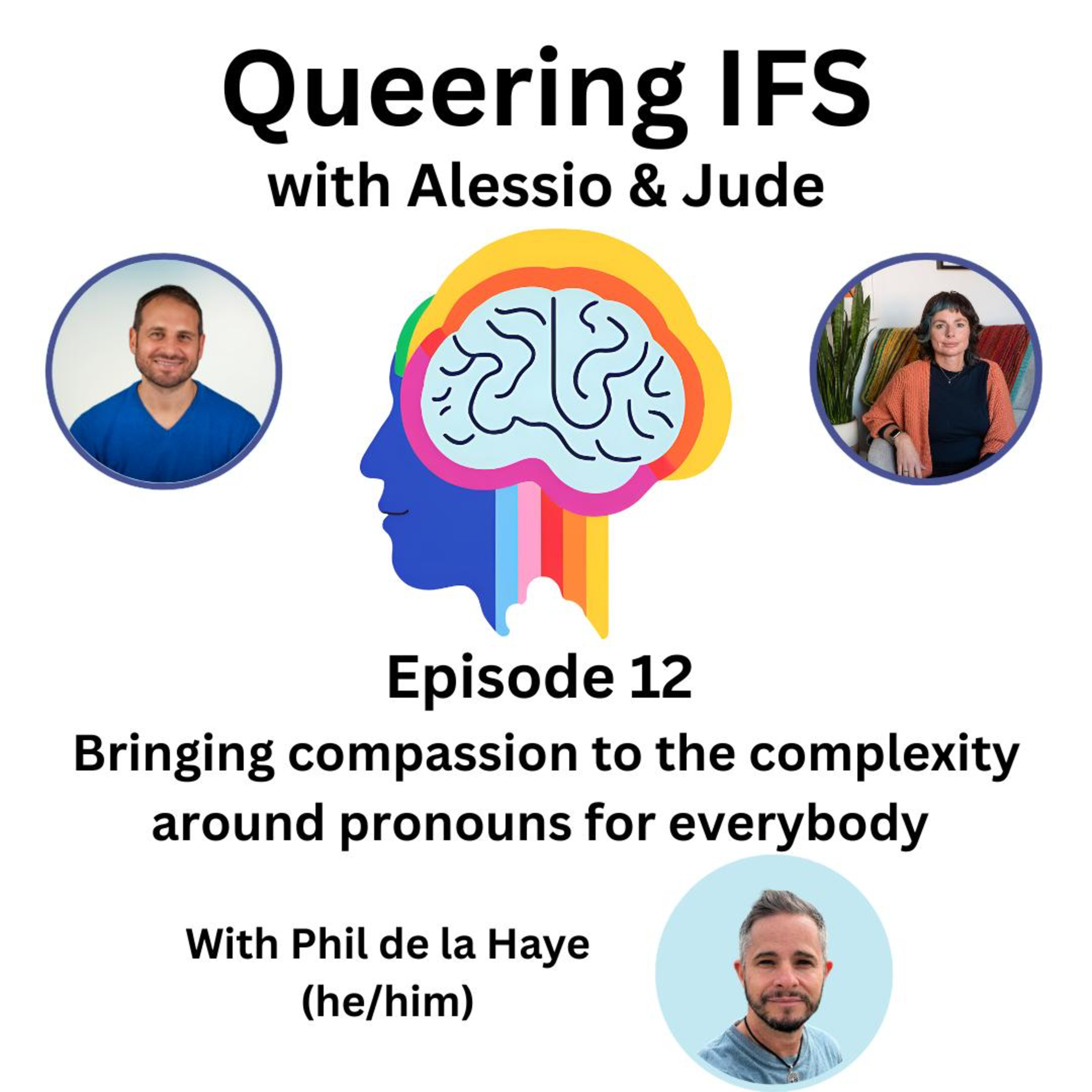 Episode 12 – Queering IFS – Bringing Compassion to the Complexity around Pronouns for Everybody with Phil de la Haye