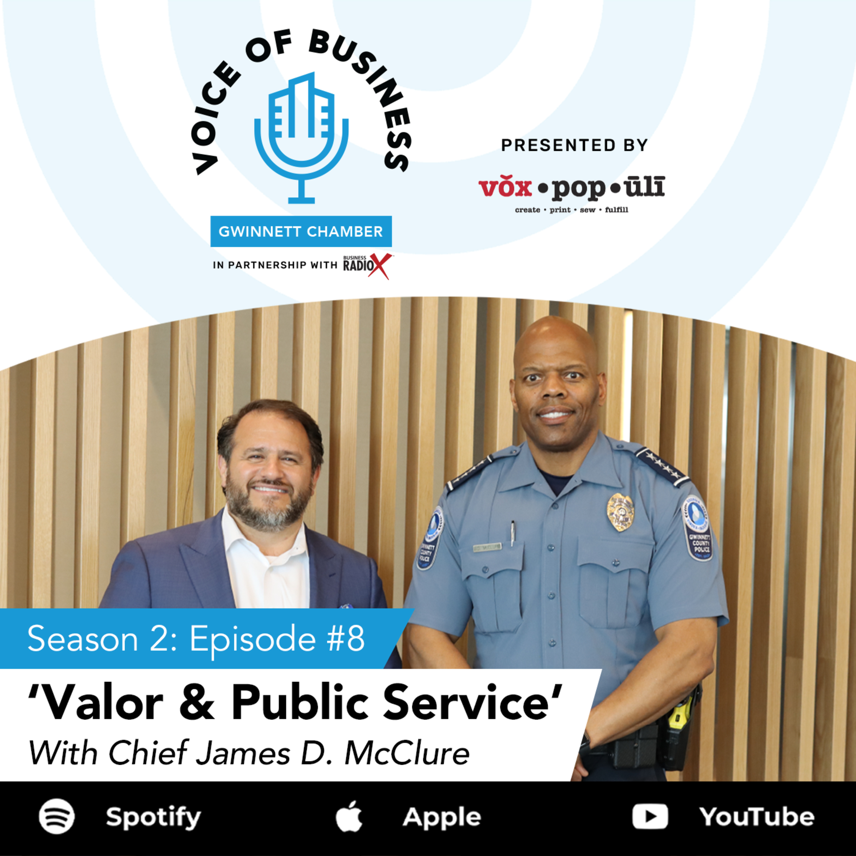 Valor & Public Service with Police Chief J.D. McClure | Voice of Business
