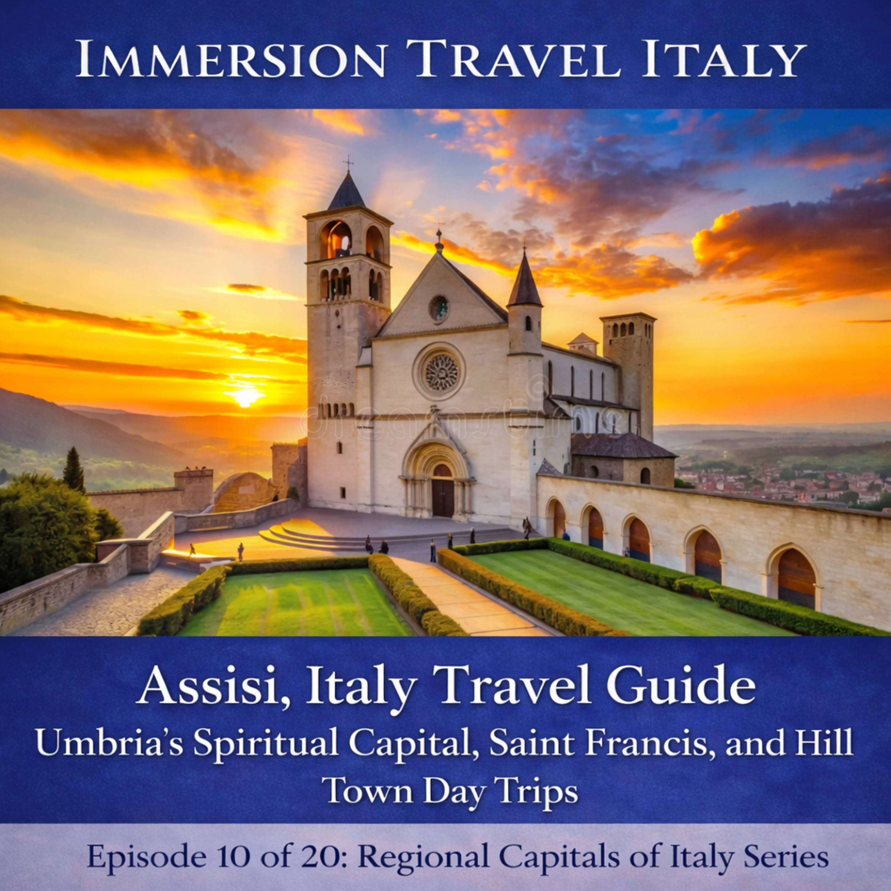 Assisi and Umbria Travel Guide | Festivals, Saint Francis, Saint Clair and Hill Town Day Trips to Spoleto, Orvieto, and Spello. Episode 10 of 20: Regional Capitals of Italy Series episode artwork