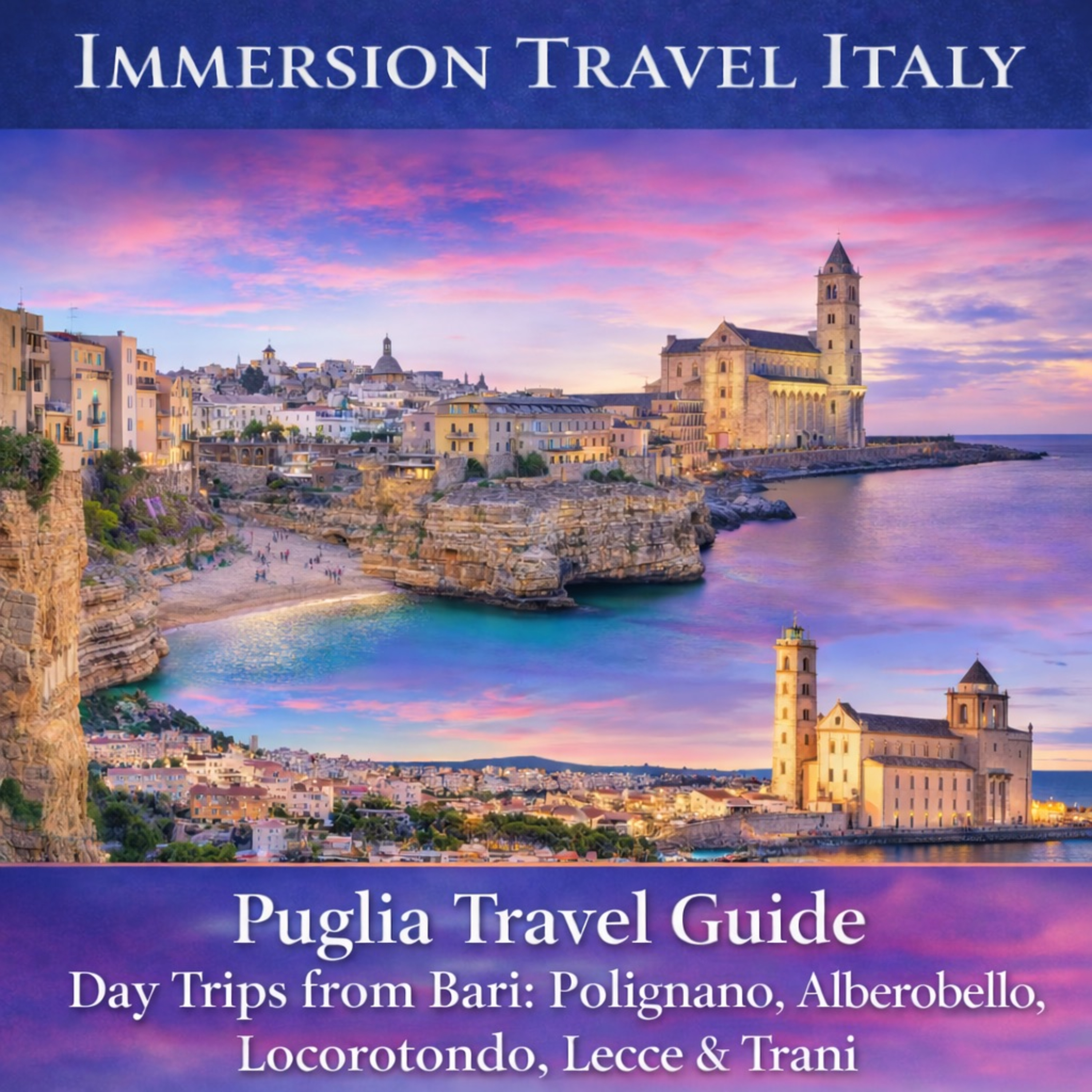 Puglia Travel Guide Part II: Day Trips from Bari: Polignano, Alberobello, Locorotondo, Lecce & Trani. Unique Experiences. Slow Travel. Episode 16B of 20 in the Regional Capitals of Italy Series. episode artwork