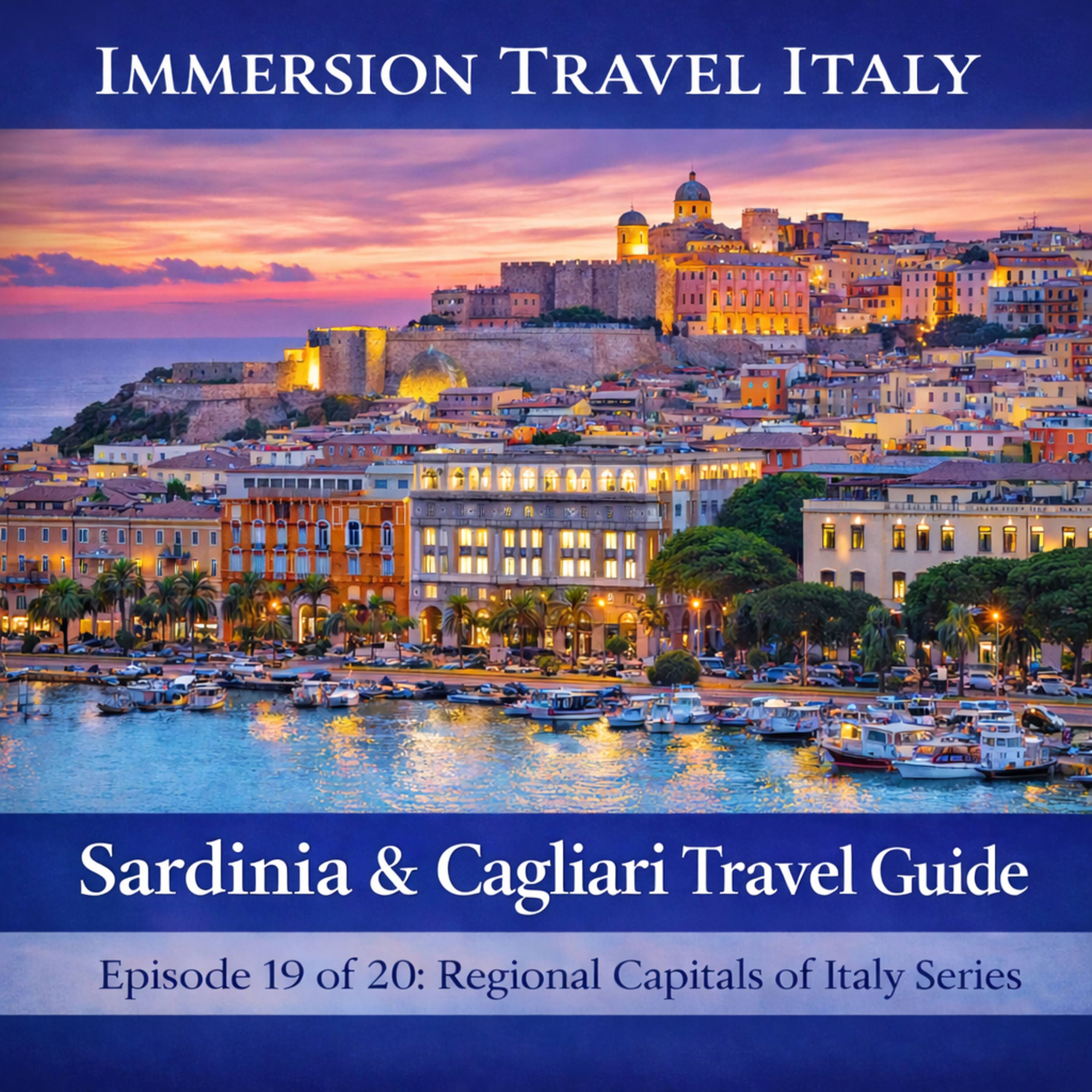 Sardinia & Cagliari Travel Guide: Best Beaches, Slow Food, Experiences. Episode 19 of 20 in the Regional Capitals of Italy Series episode artwork