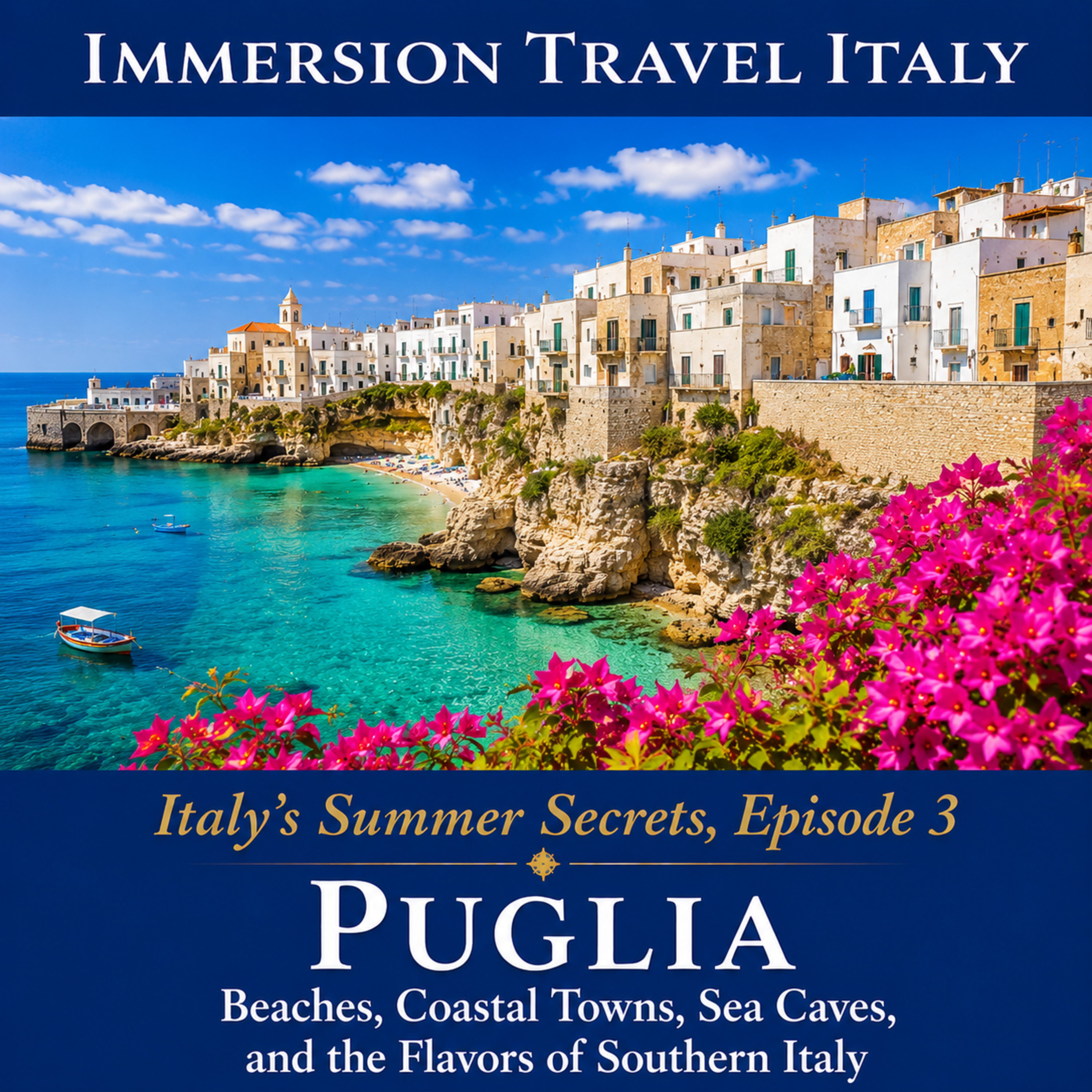 Italy's Summer Secrets: Episode 3 | Puglia's Best Beaches, Sea Caves, Trulli & Hidden Coastal Gems episode artwork