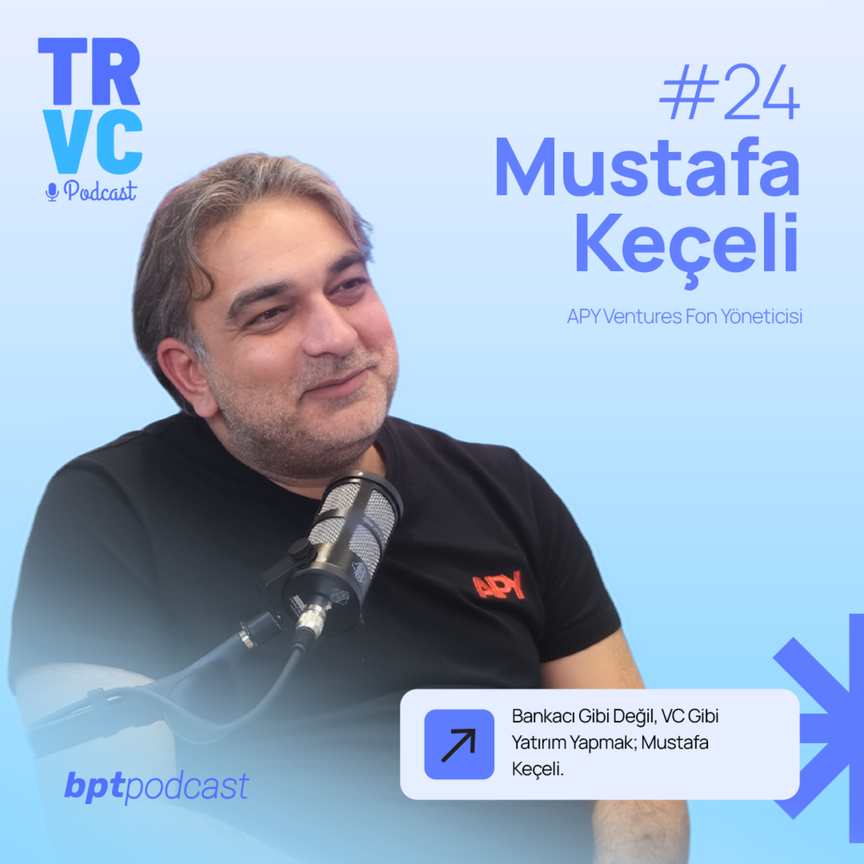 Bankacı Gibi Değil, VC Gibi Yatırım Yapmak - Mustafa Keçeli (APY Ventures) TRVC 24 episode artwork