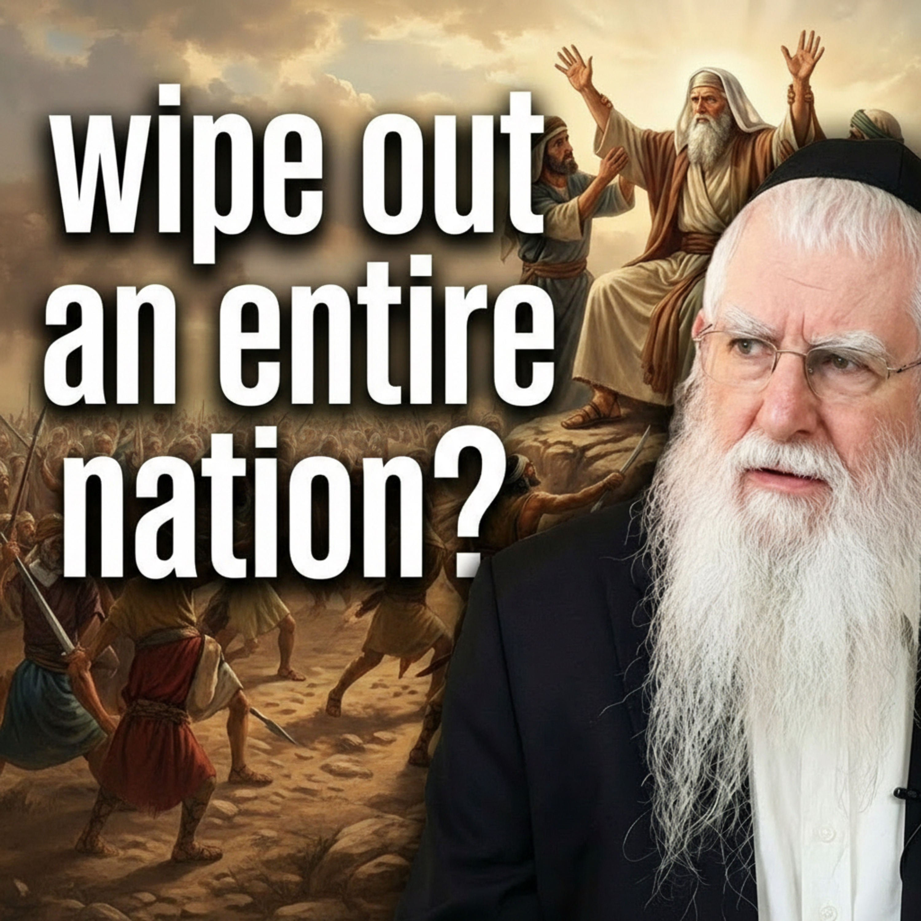 How can there be a mitzvah to wipe out an entire nation? episode artwork