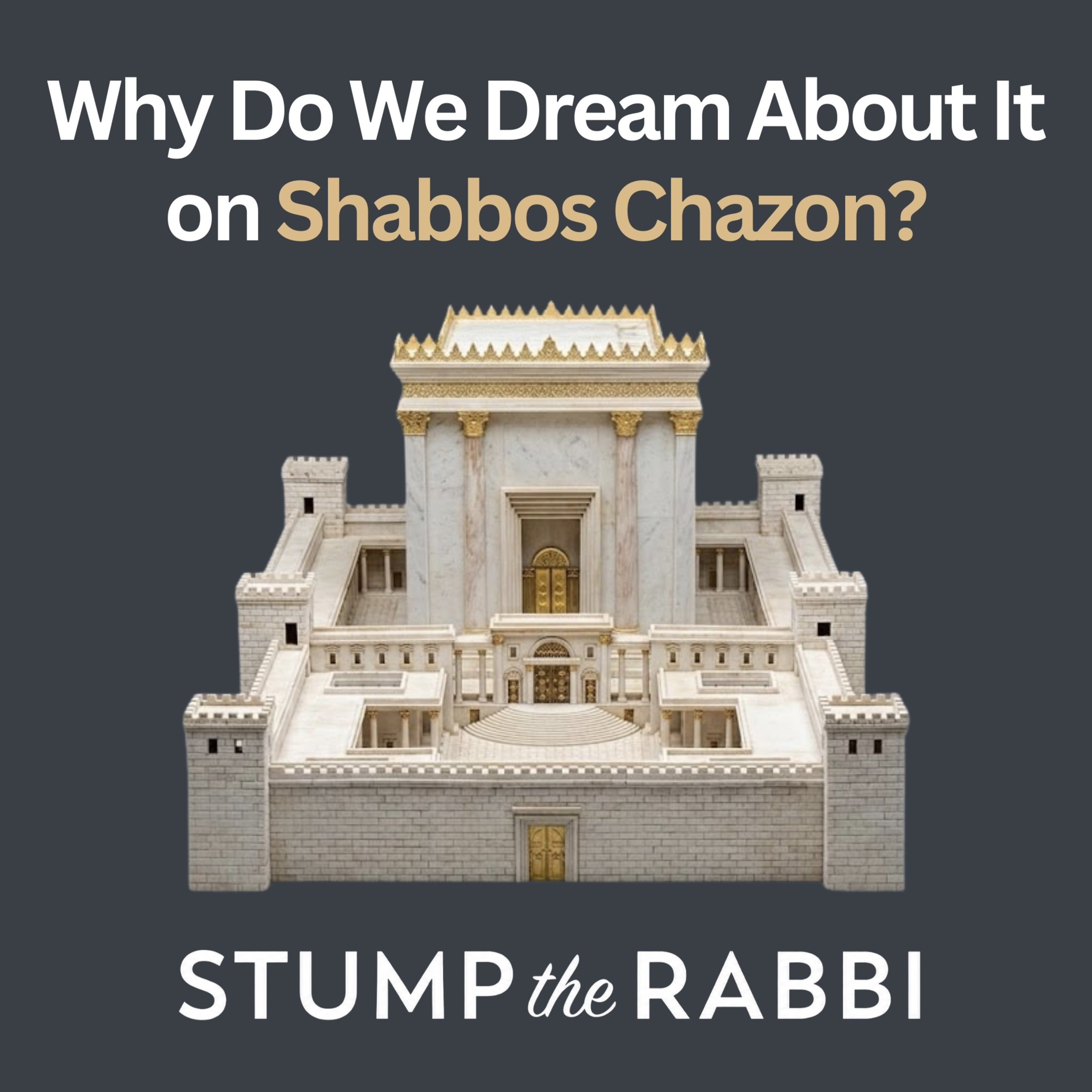 What does it mean that on Shabbos Chazon we see the Beis Hamikdosh? episode artwork