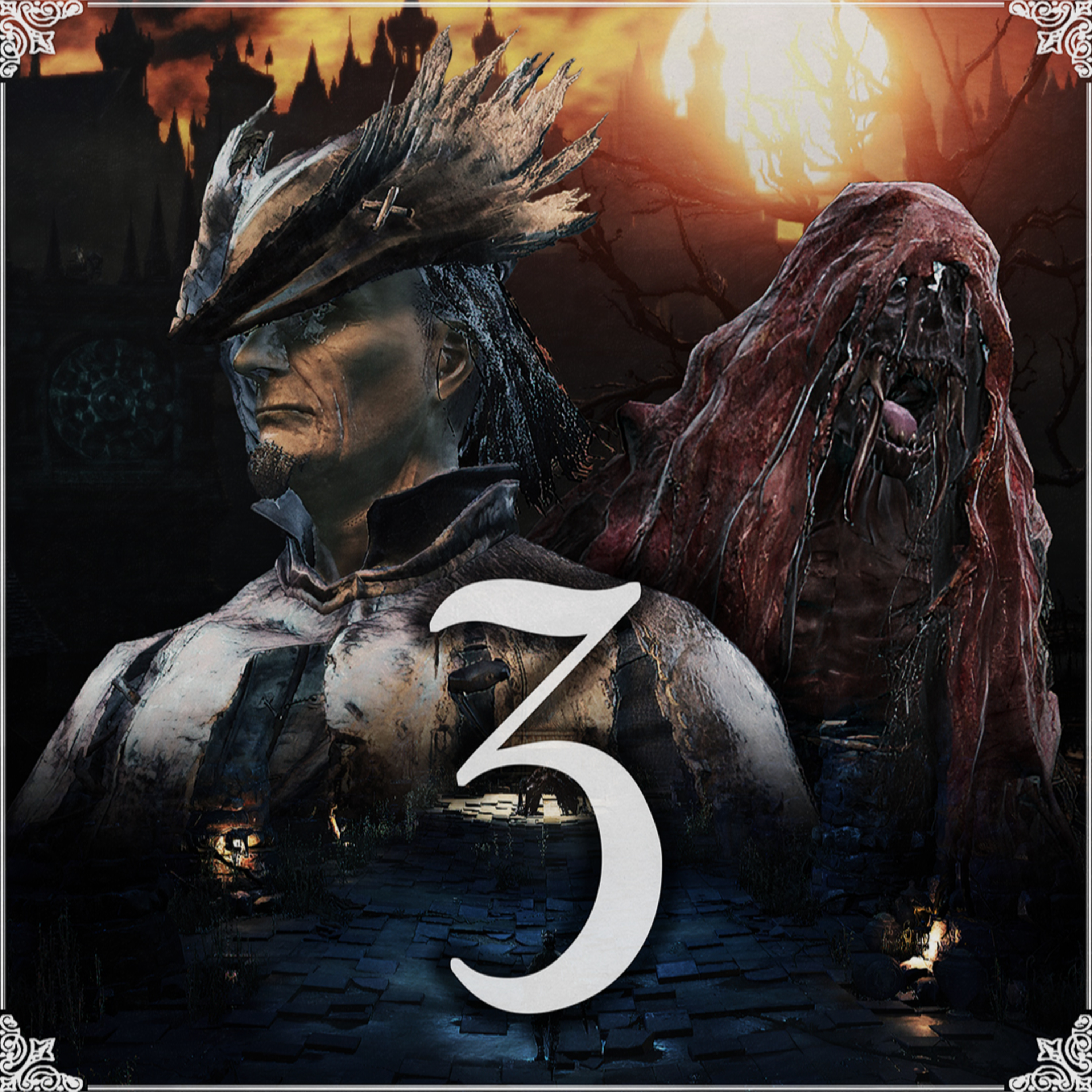 Capítulo 03: Djura, los Polvorillas, la Sangre Cenicienta y Viejo Yharnam | La Cacería de la Sangre Pálida | Bloodborne episode artwork