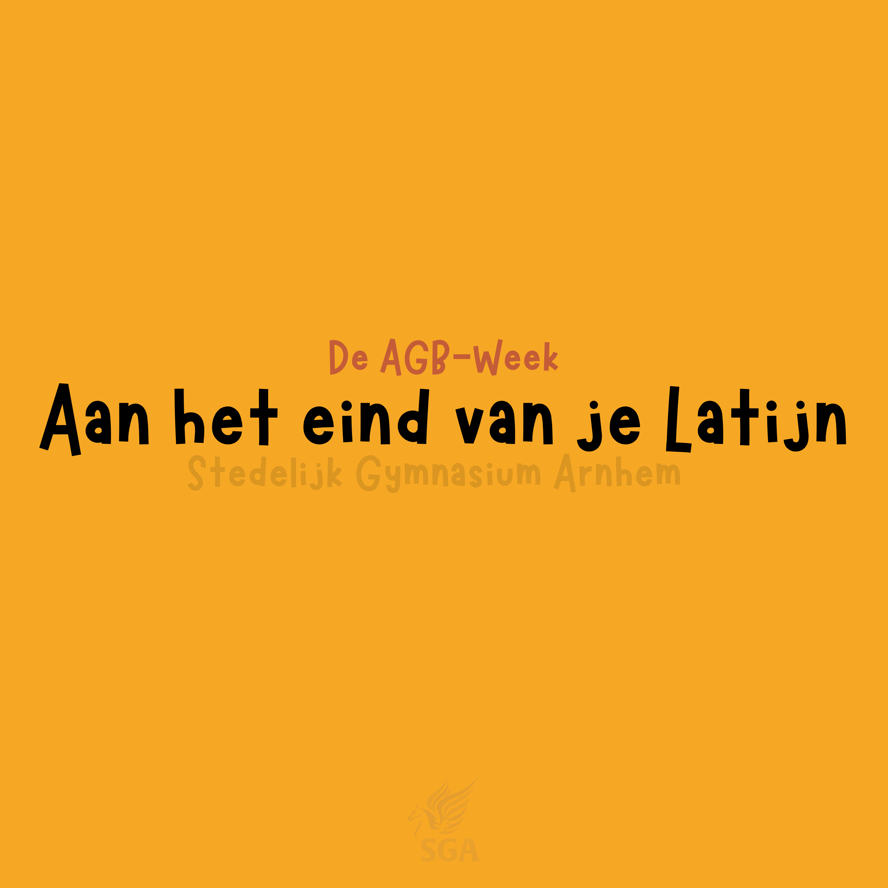 Aan het eind van je Latijn