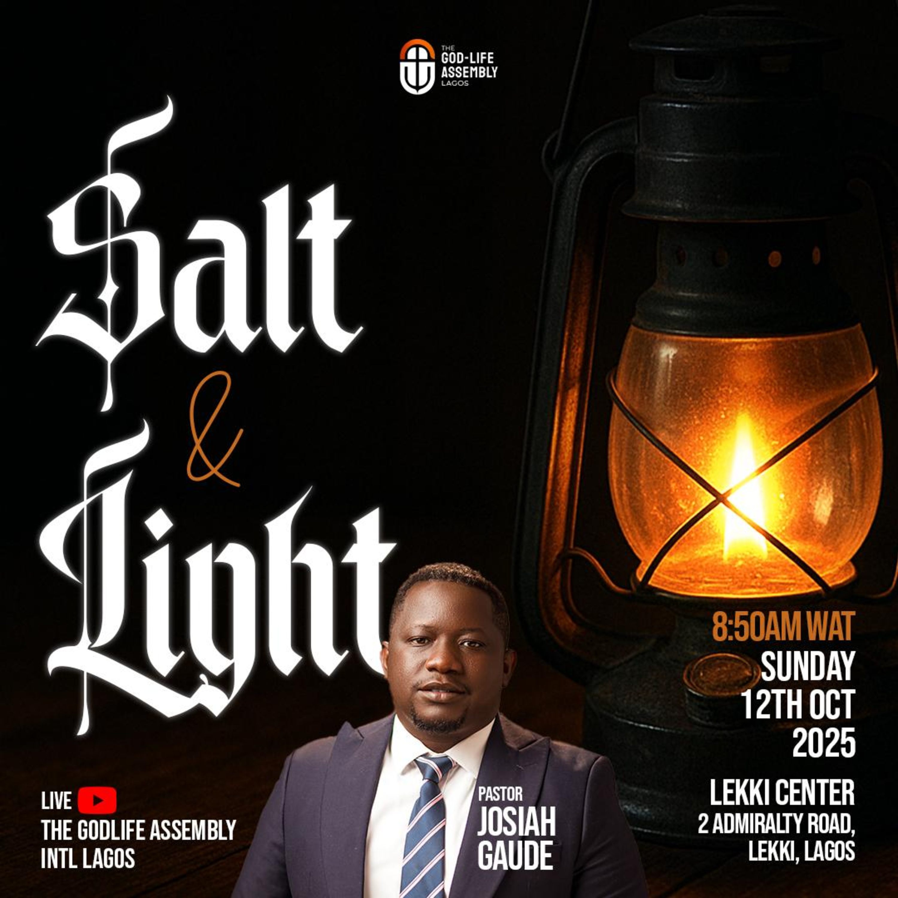 Salt & Light Pt. 1 | The Kindgom Series | Pastor Josiah Gaude | October 12, 2025 episode artwork