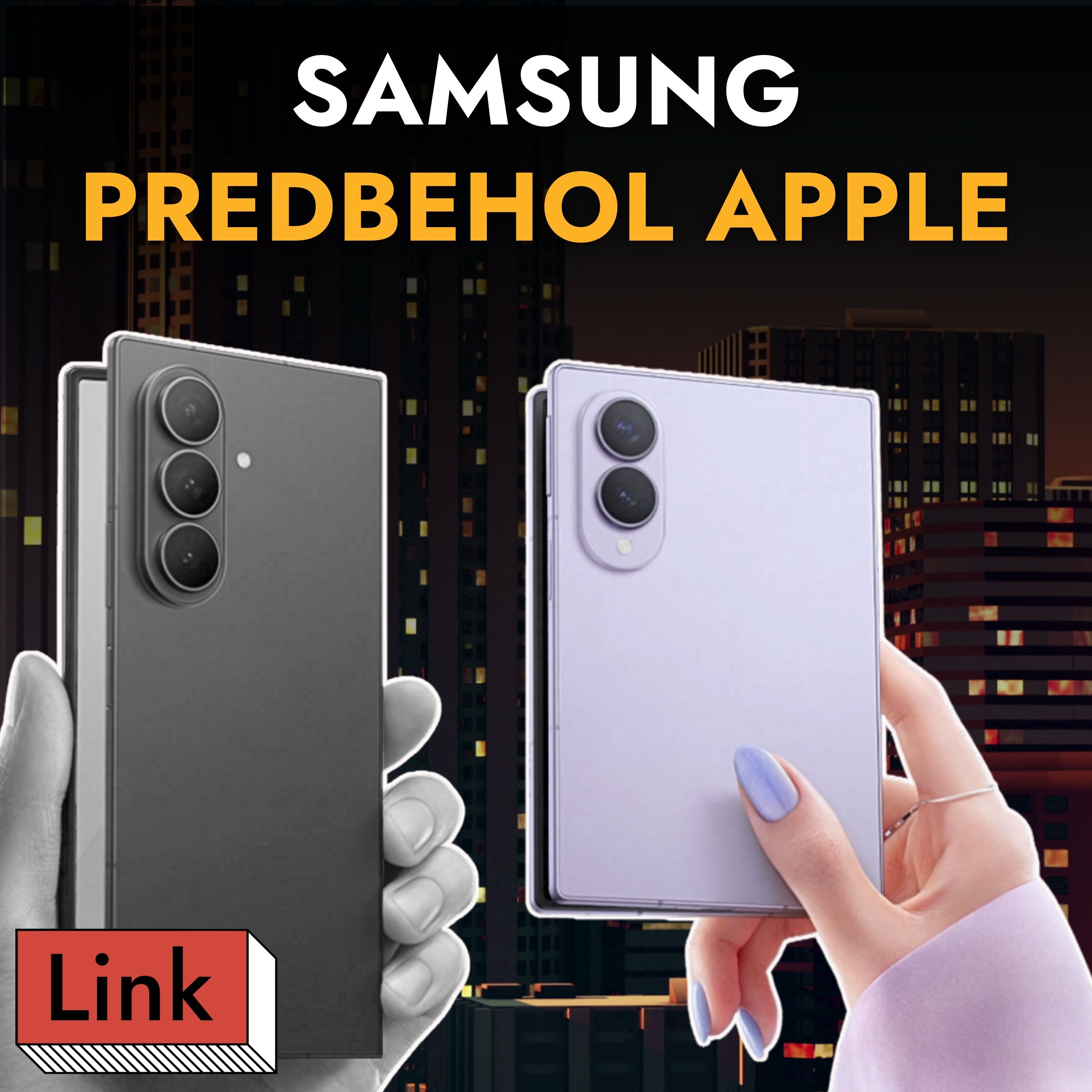 Samsung predbehol Apple, skladací telefón v novom formáte bude hit. Garmin má tiež fitness náramok