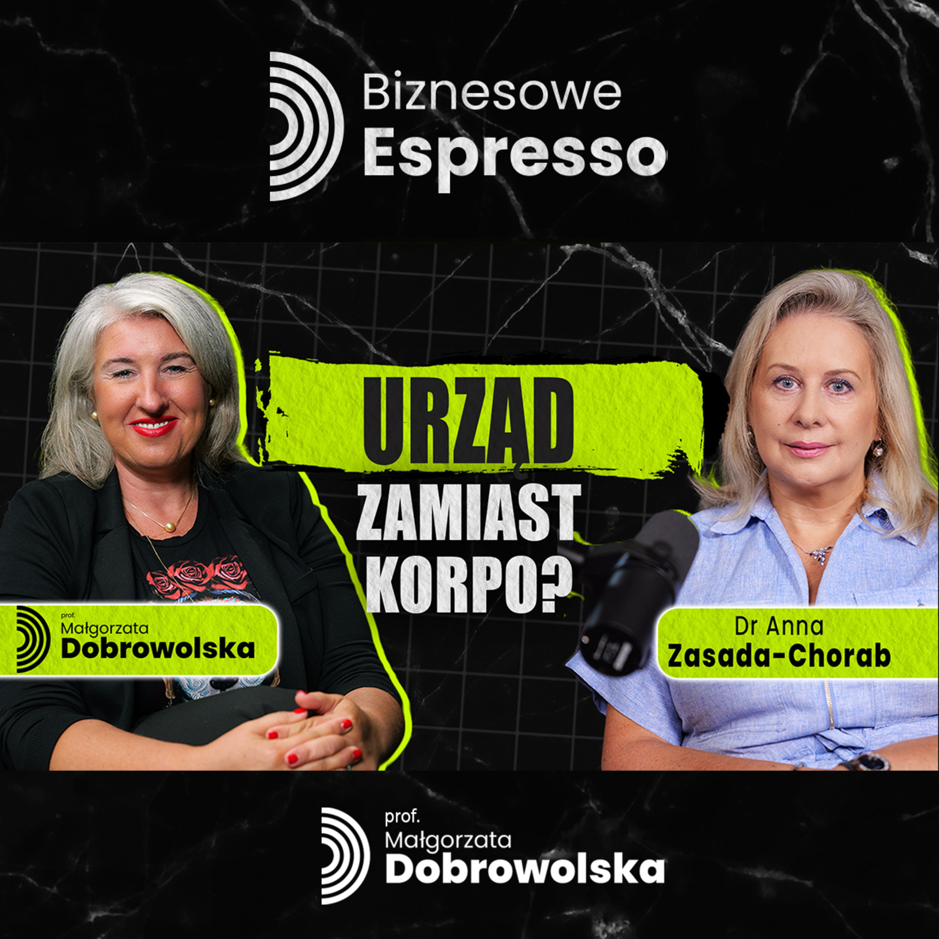 Sektor publiczny vs sektor prywatny - Dr Anna Zasada-Chorab | Biznesowe Espresso episode artwork