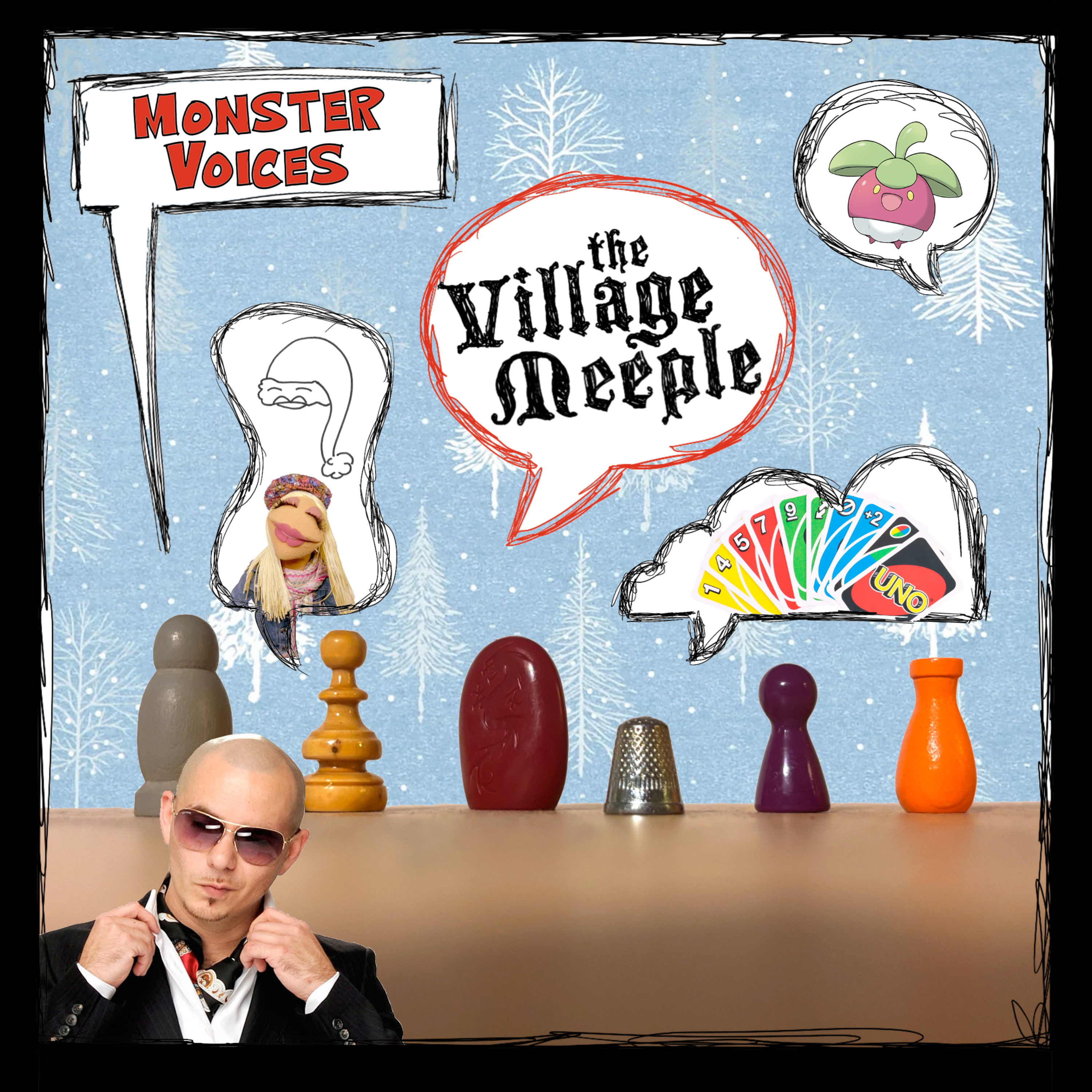 E023: A throat full of Santa episode artwork