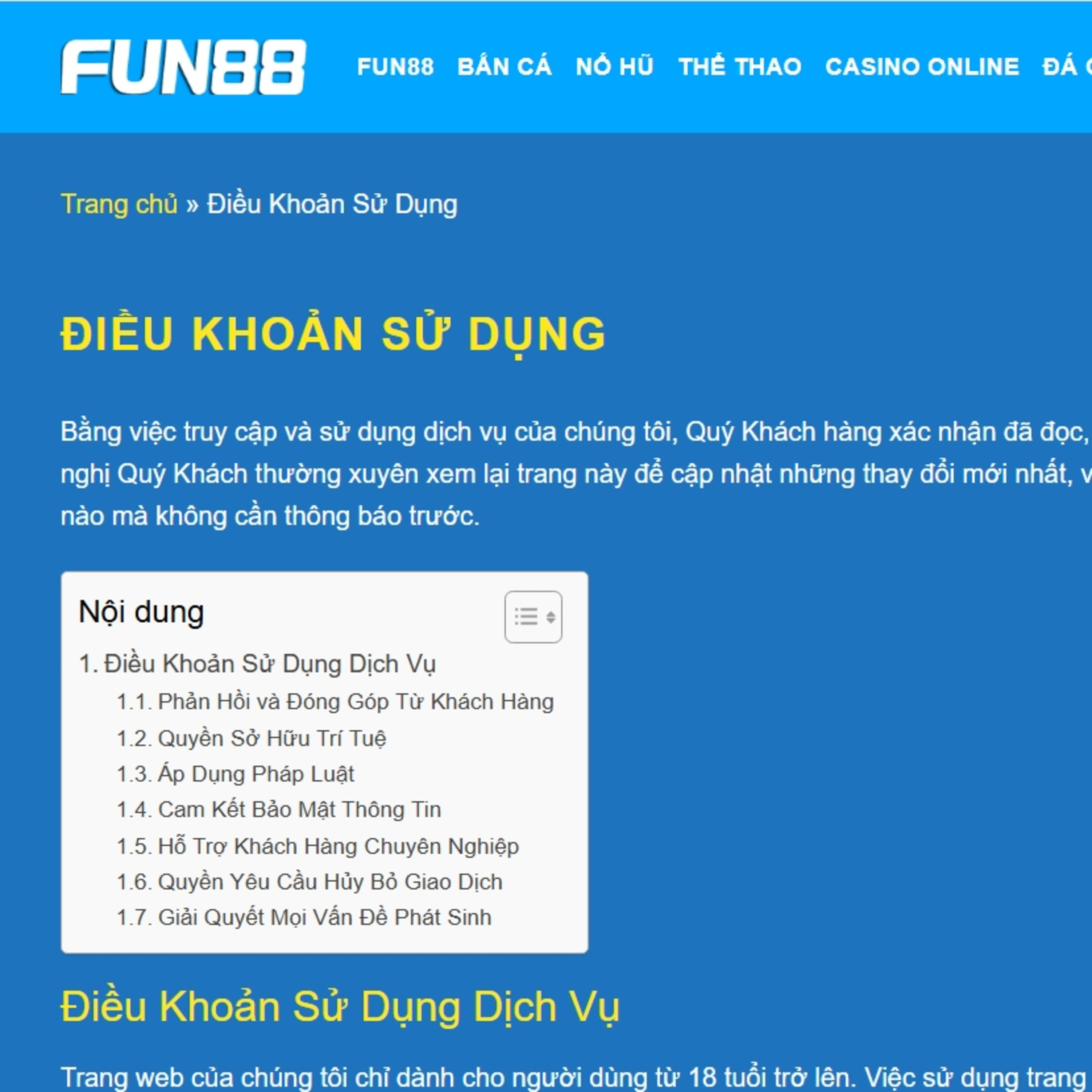 Điều khoản sử dụng episode artwork