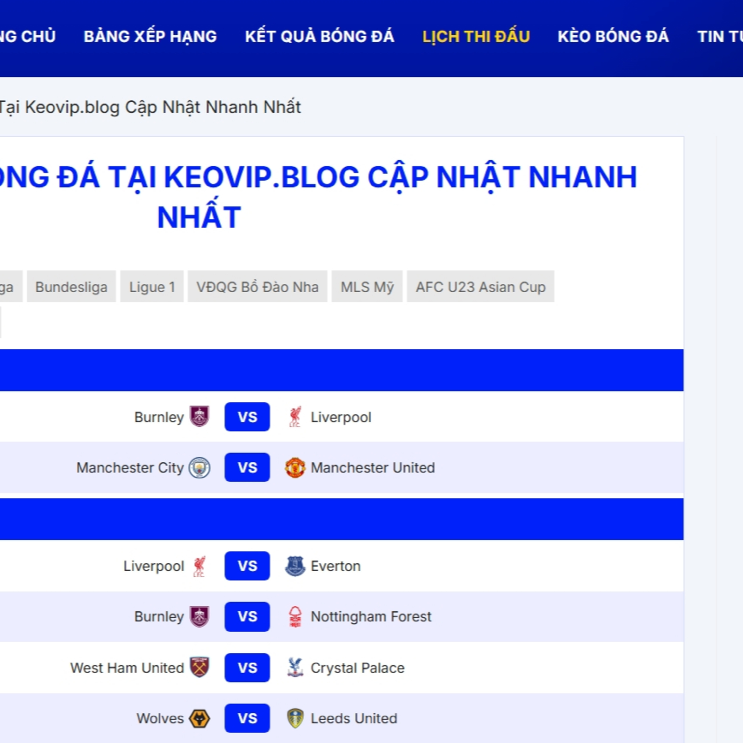 Lịch thi đấu bóng đá Keovip.blog episode artwork
