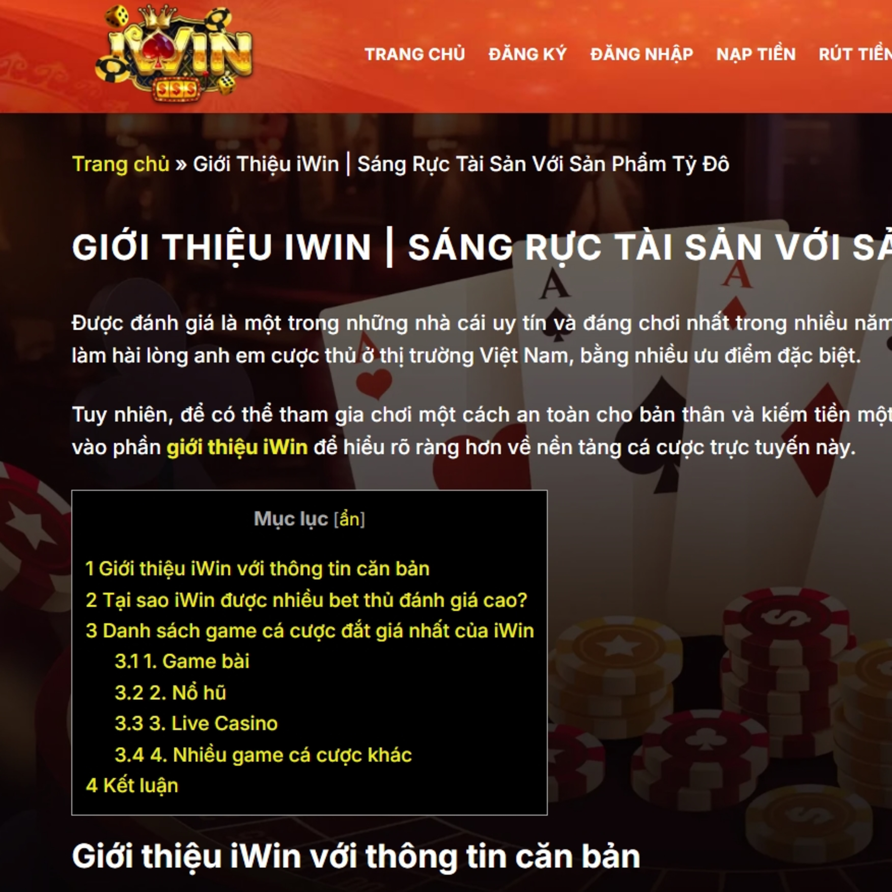 Giới Thiệu iWin episode artwork