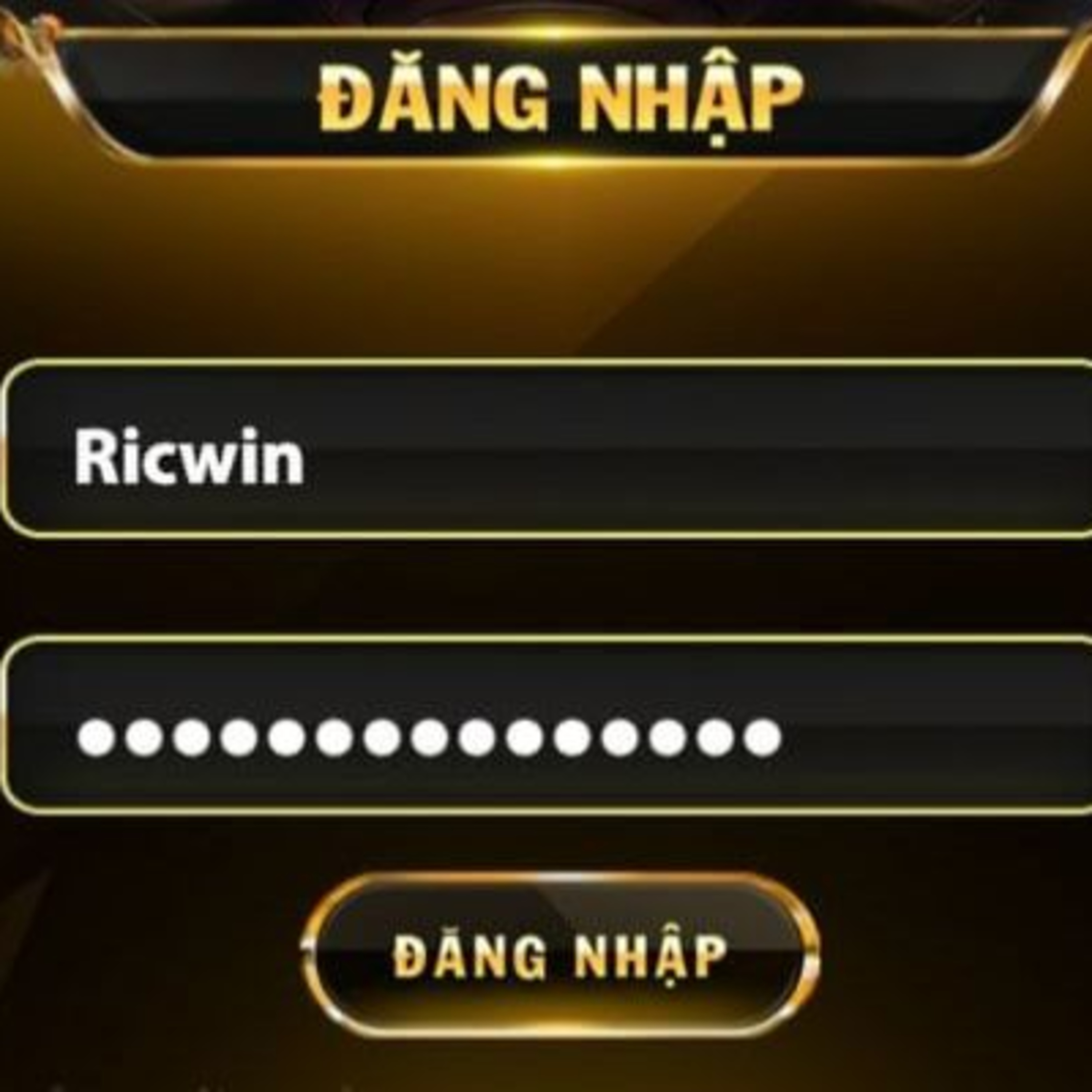 Đăng Nhập Ricwin
