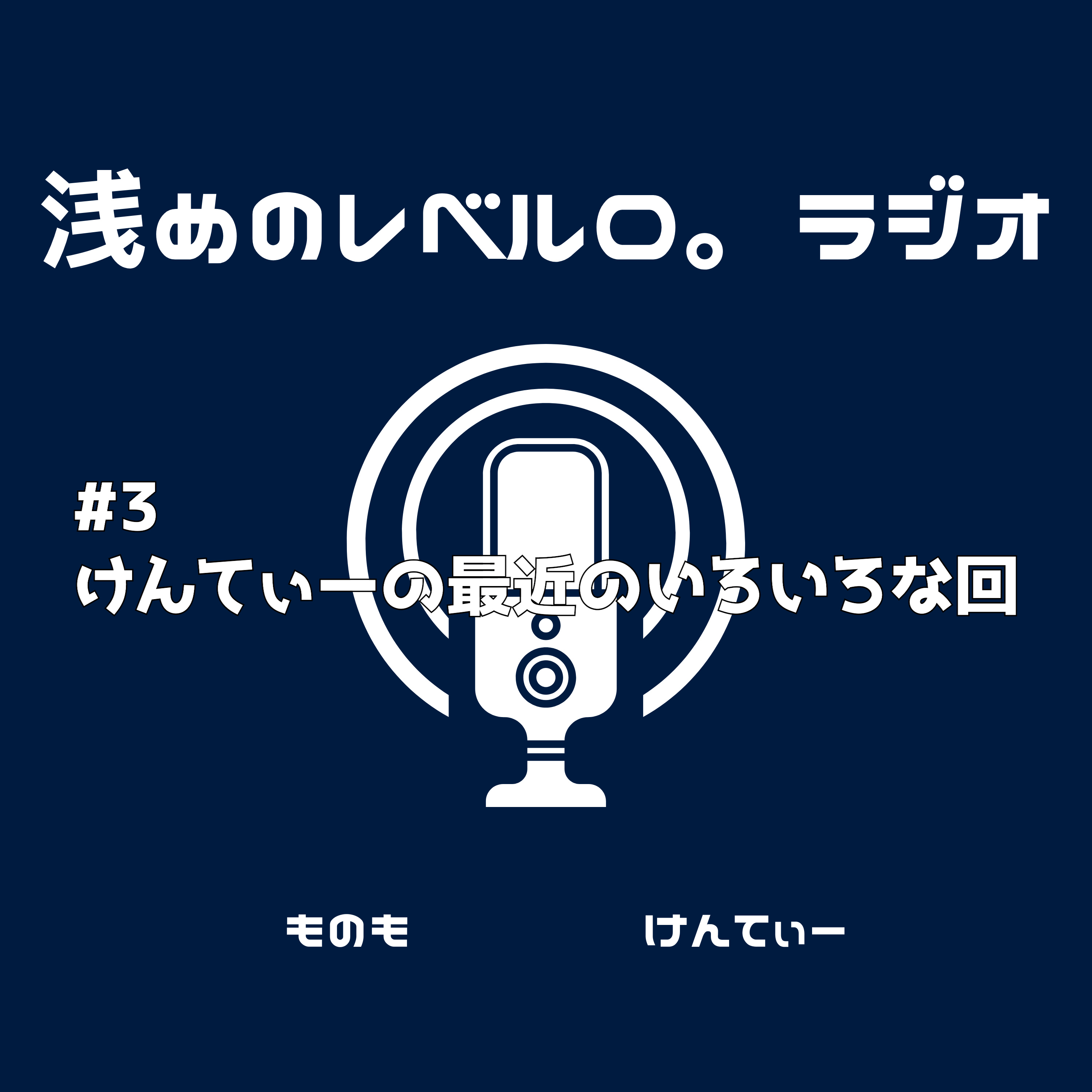 #3 けんてぃーの最近のいろいろな回 episode artwork