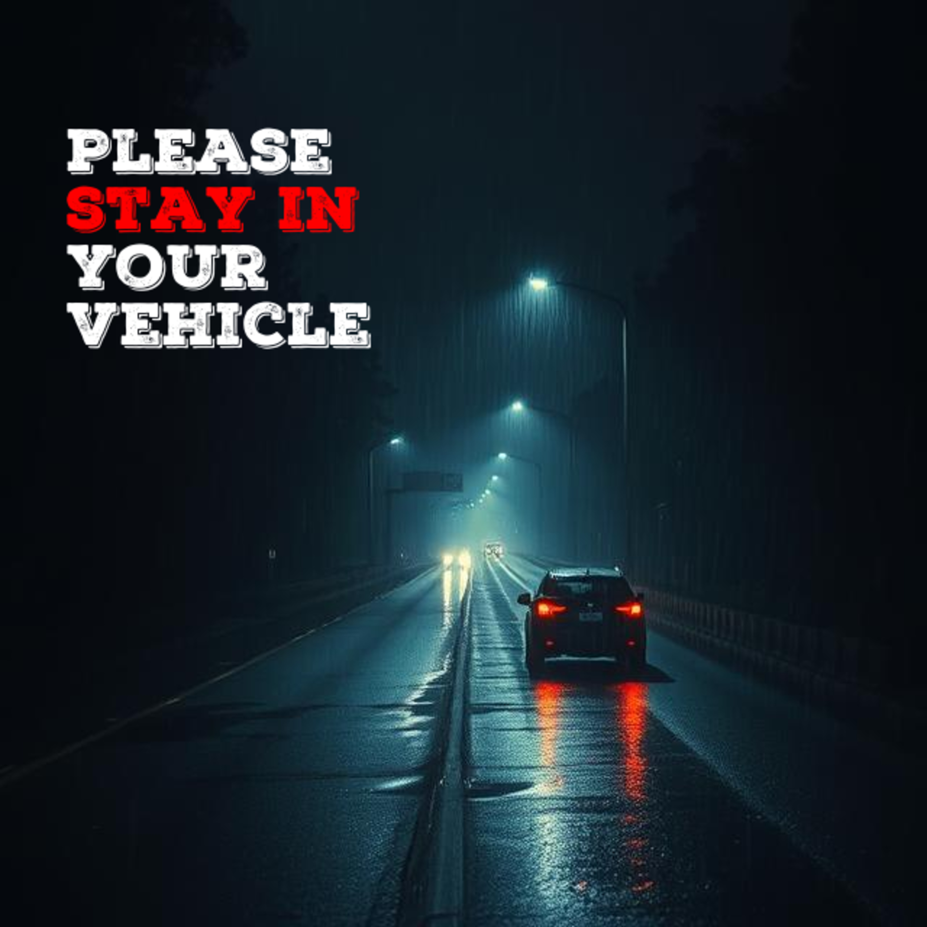 Please stay in your vehicle | Reddit Creepypasta episode artwork