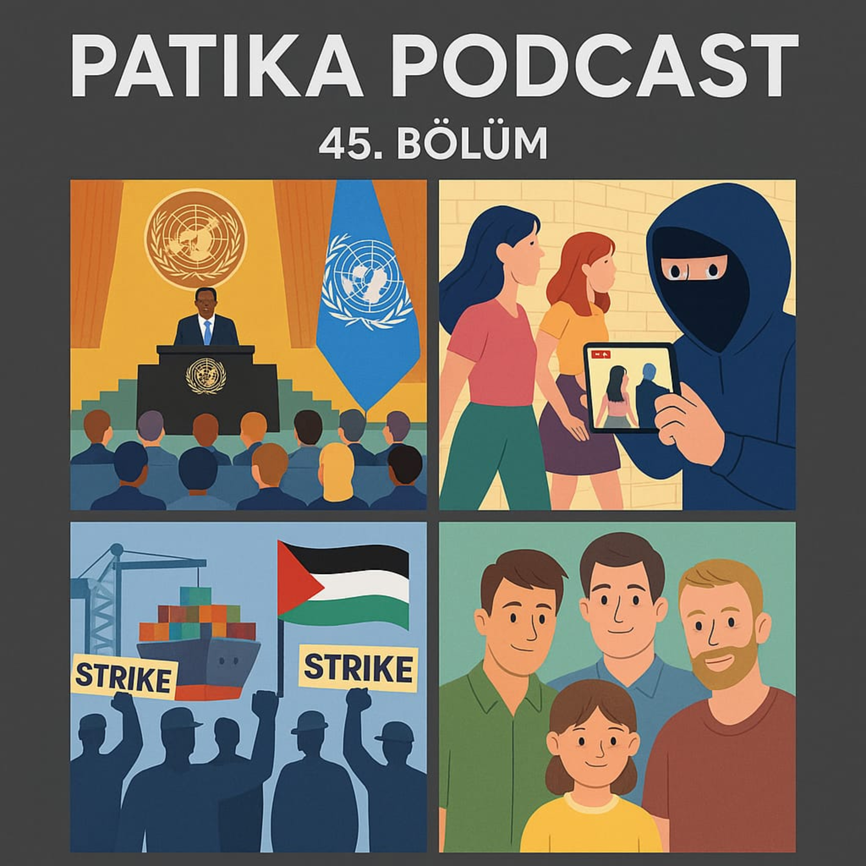 Patika Podcast 45 - Birleşmiş Milletler'den Notlar, Polonya'daki Ahlak Bekçileri, Üç Ebeveynli Aile episode artwork