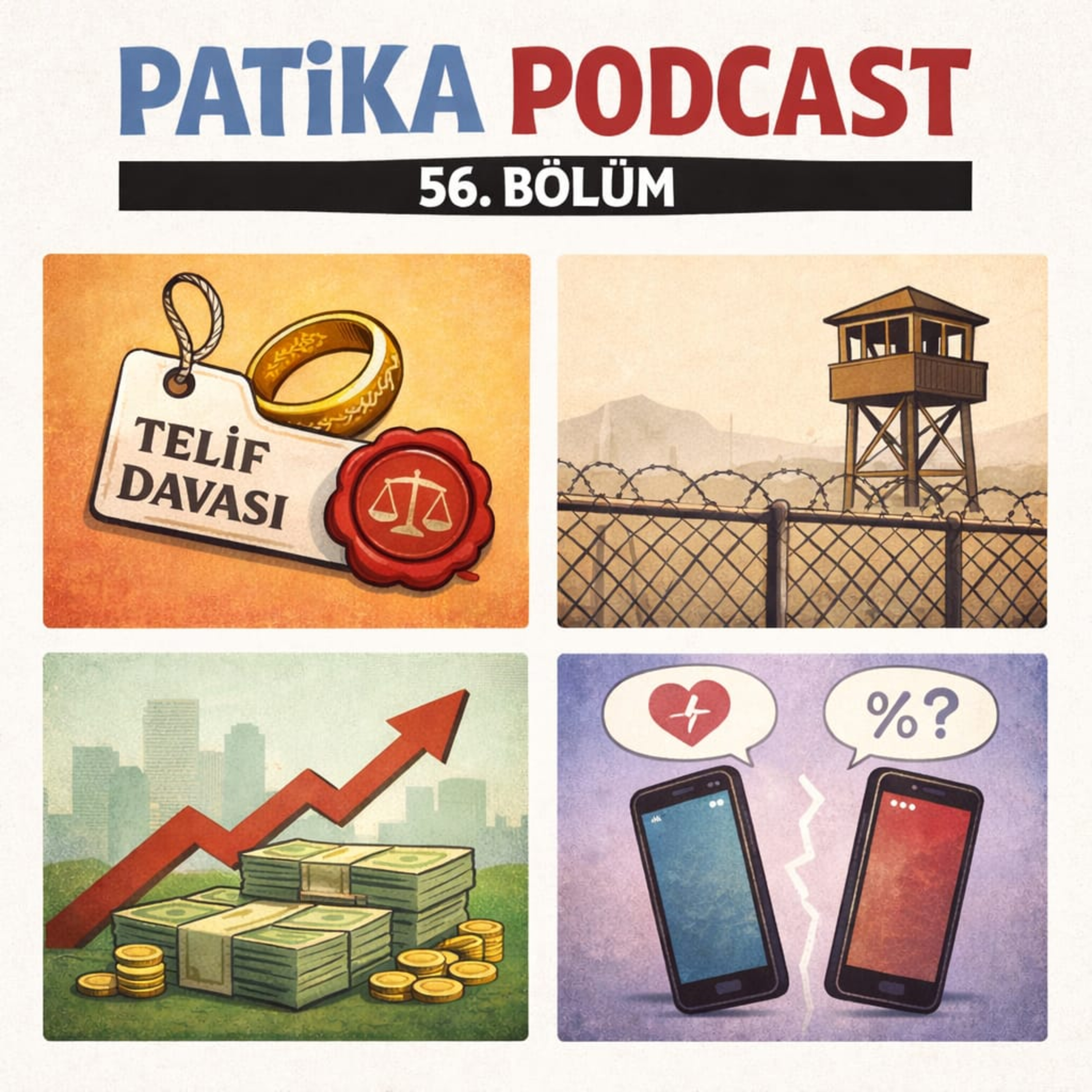 Patika Podcast 56 - LOTR Telifi, Suriye'deki Toplama Kampları, 3000 Milyarder, Z Kuşağı ve İlişkiler episode artwork