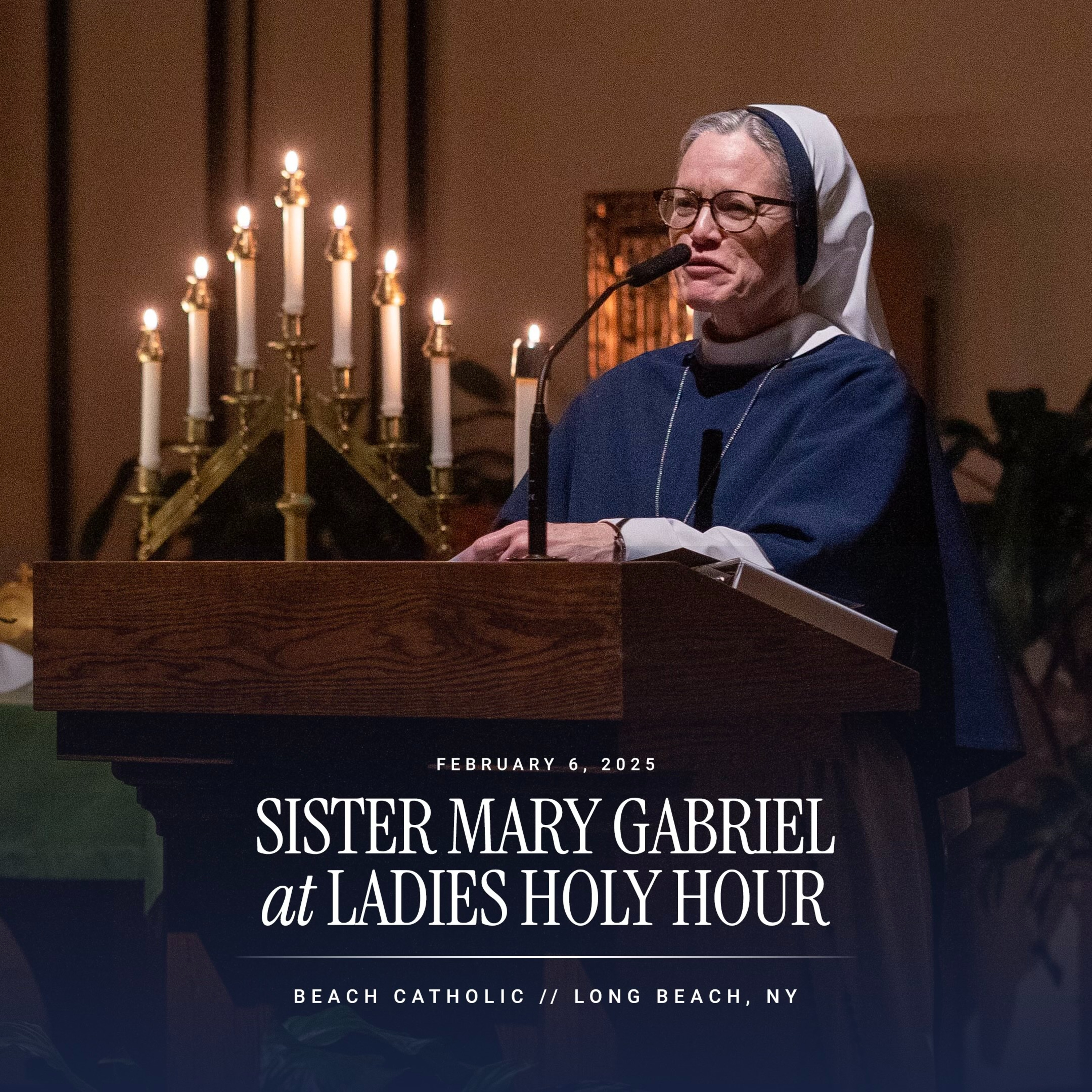 Ladies Holy Hour | Talk by Sr. Mary Gabriel, SV | 02.06.25 episode artwork