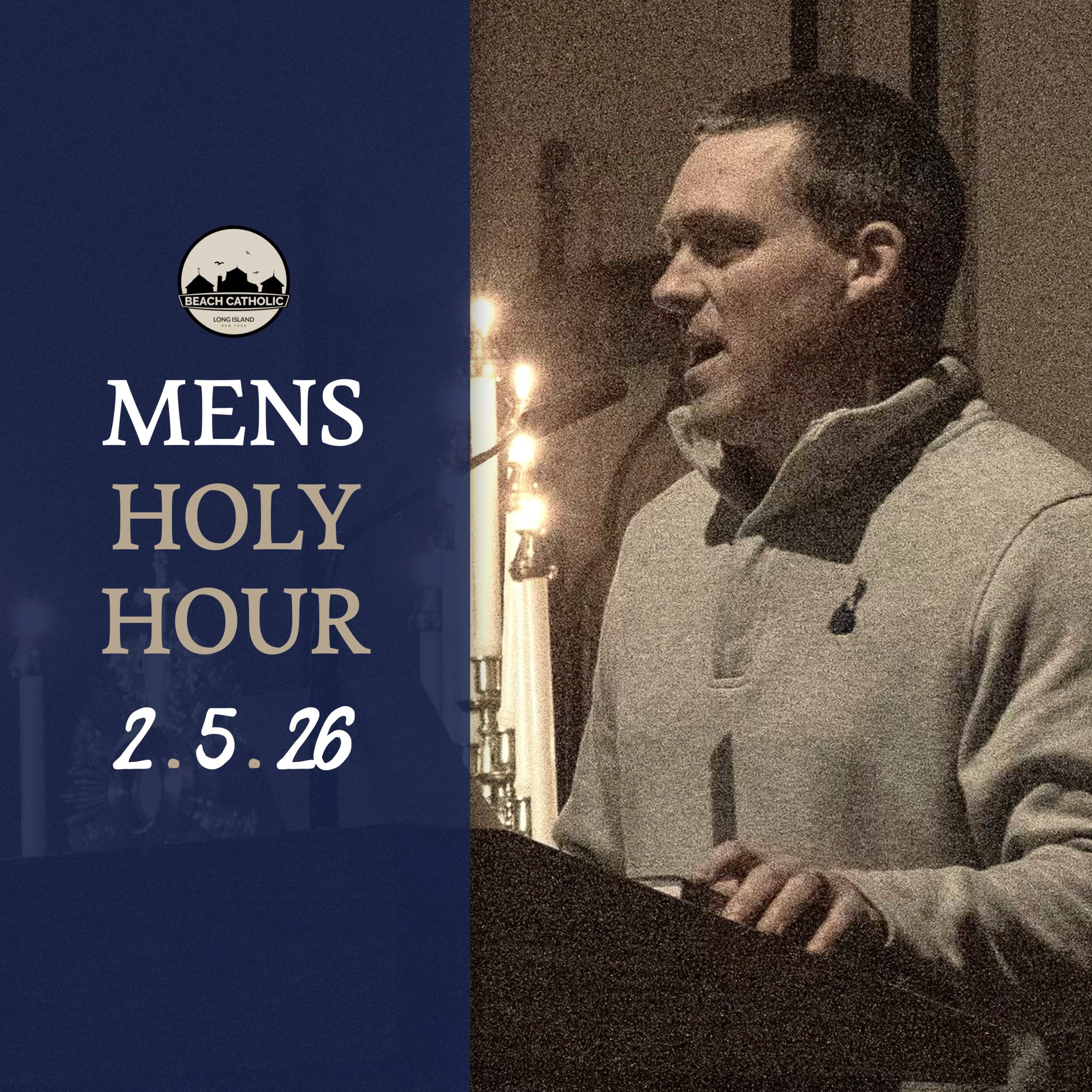 Men’s Holy Hour | Talk by Shaun Moran | 02.05.26 episode artwork