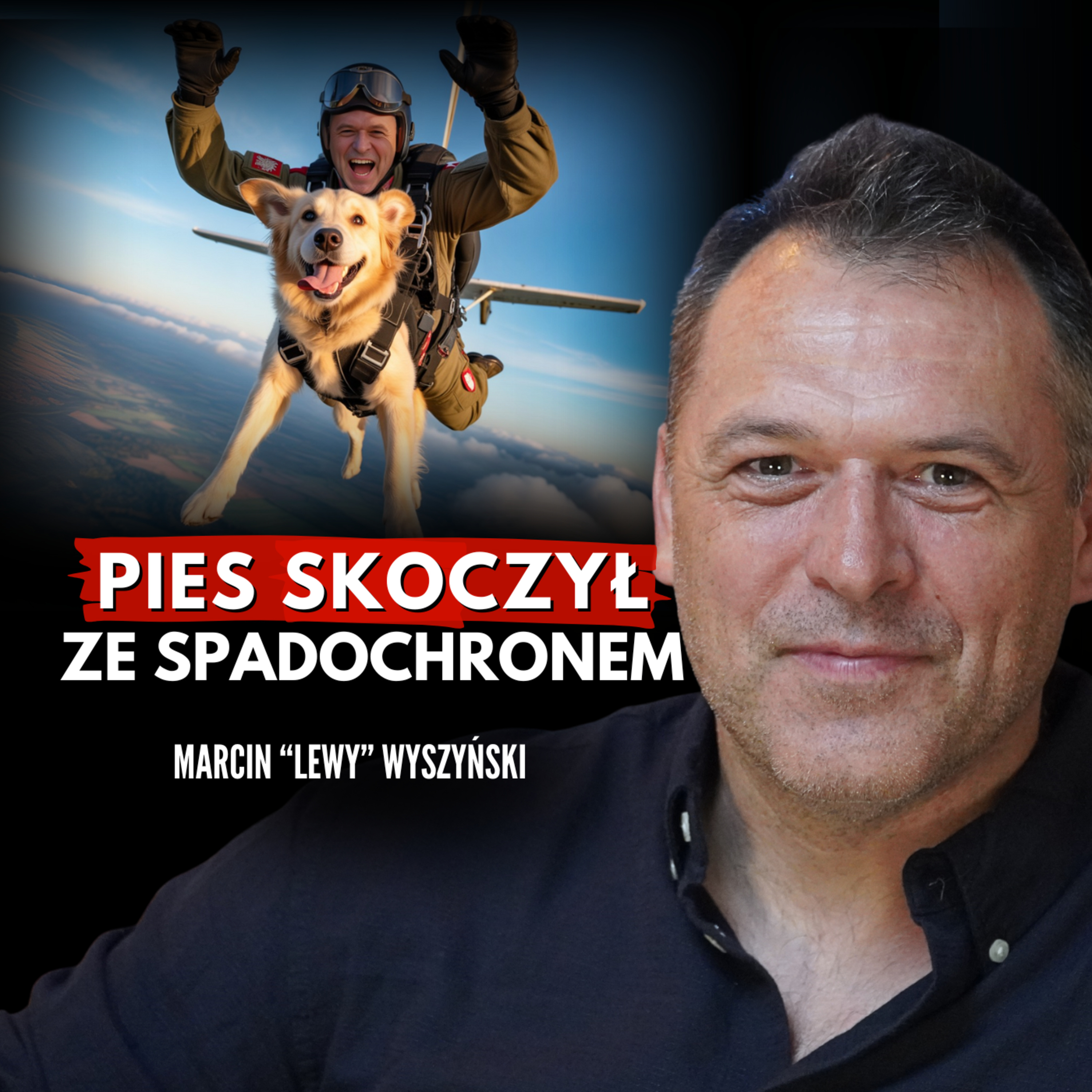 Skoczył ze spadochronem z psem! Szkolenie czworonogów. Marcin Wyszyński, były operator JW GROM episode artwork