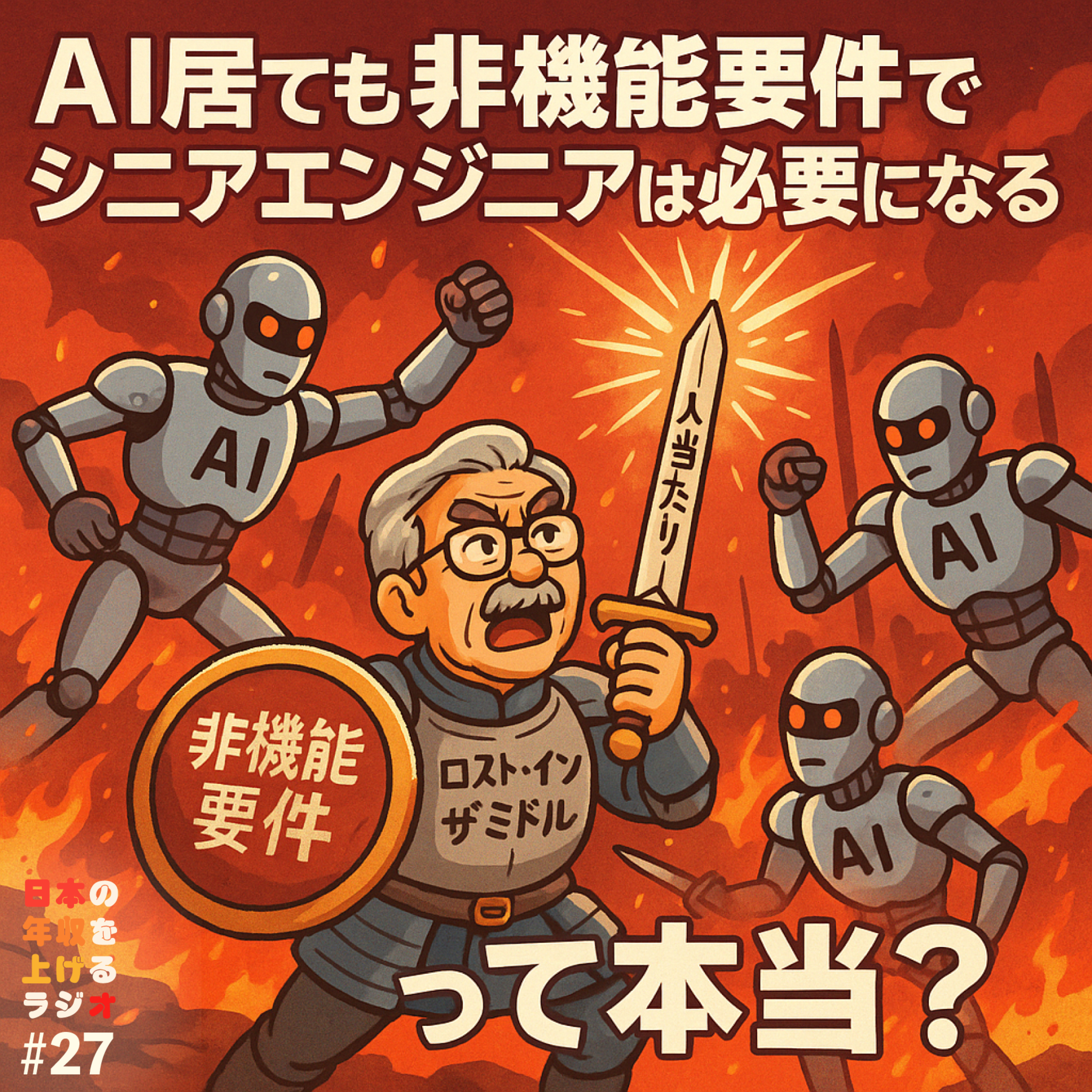 AI居ても非機能要件でシニアエンジニアは必要って本当？ #27 episode artwork