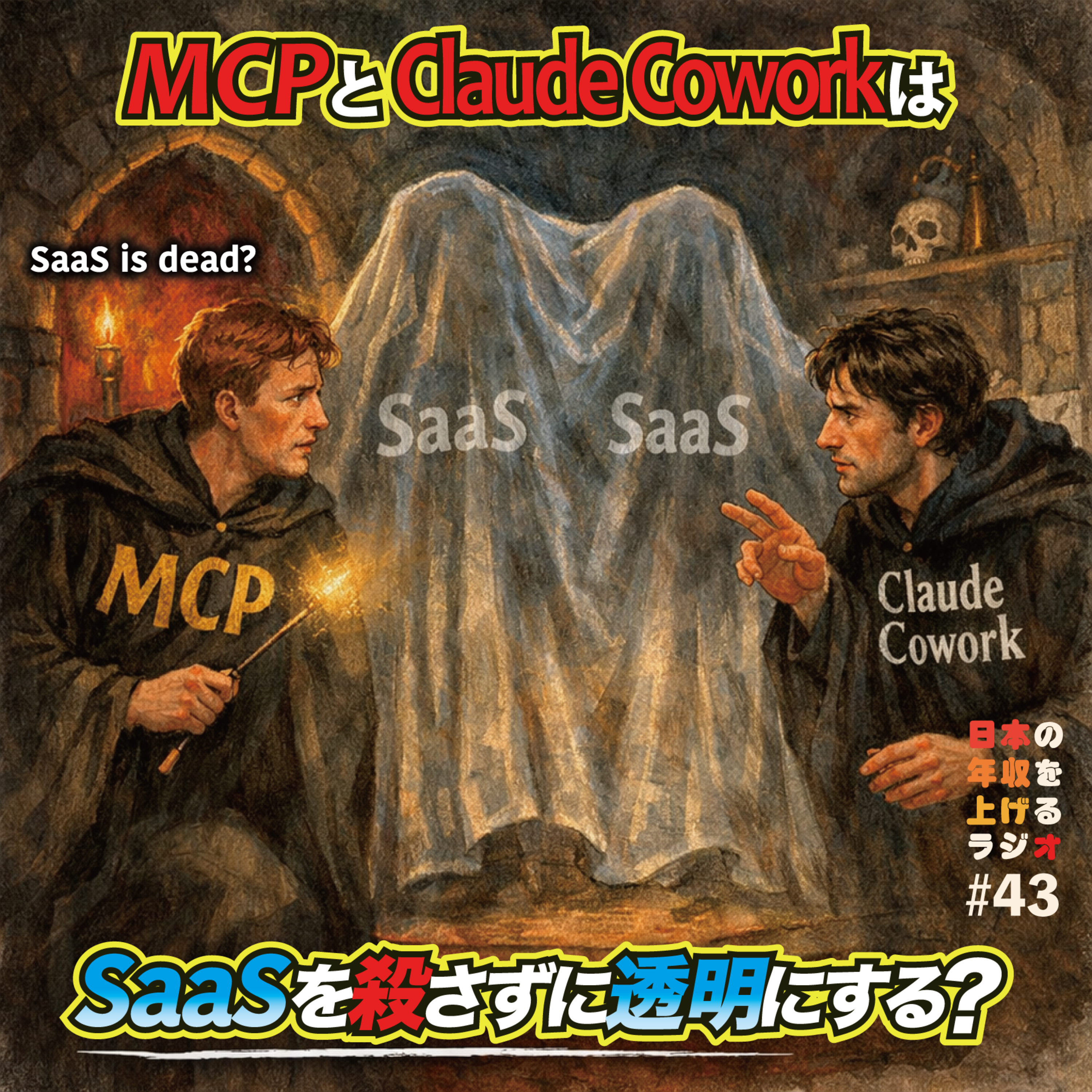 MCPとClaude CoworkはSaaSを殺さず透明にする？ #43 episode artwork